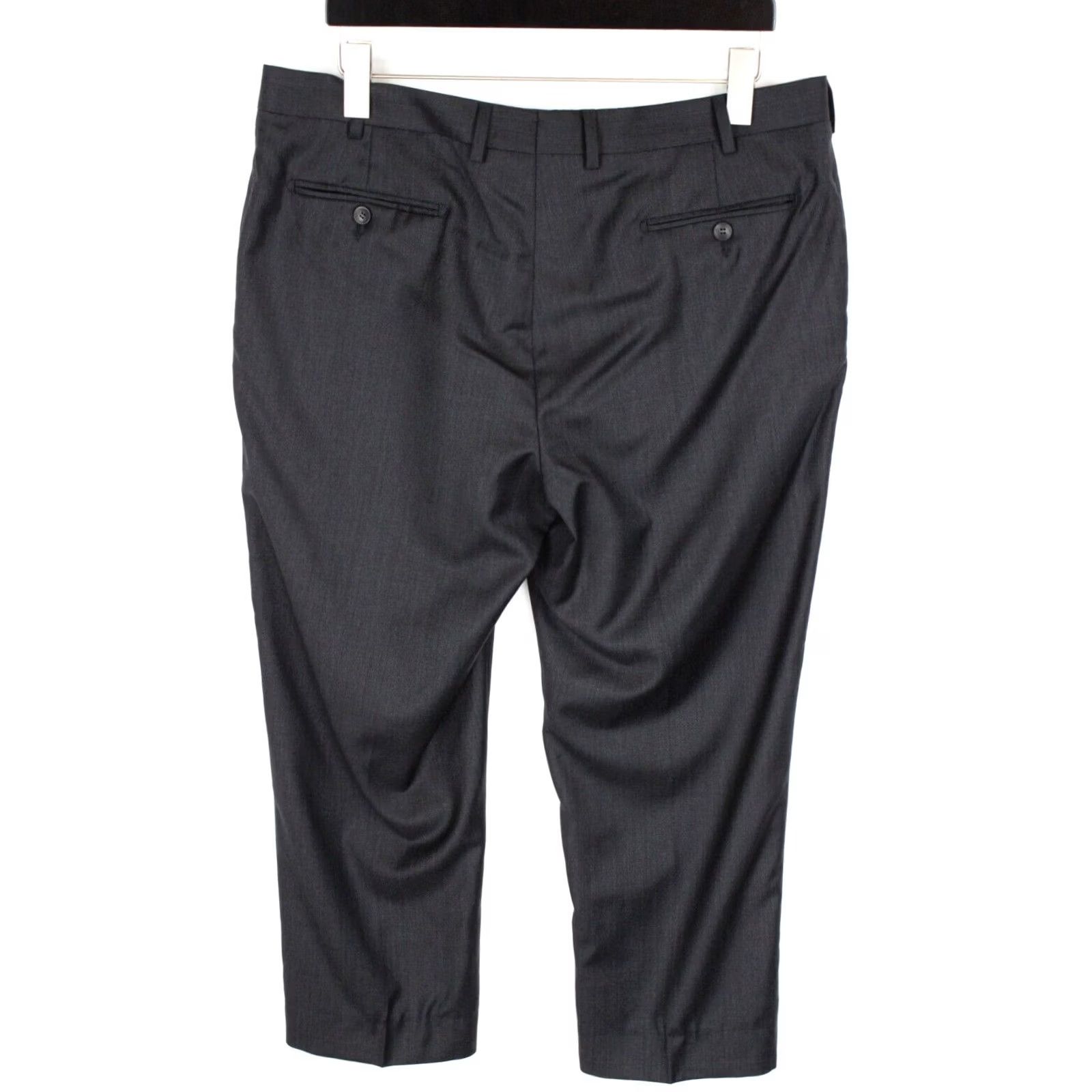 Suitsupply Suitsupply Brescia Trousers Mens UK 44 / W37 Wool Tapered Dark Grey Shirt? Size US 44 / EU 60 - 2 Thumbnail