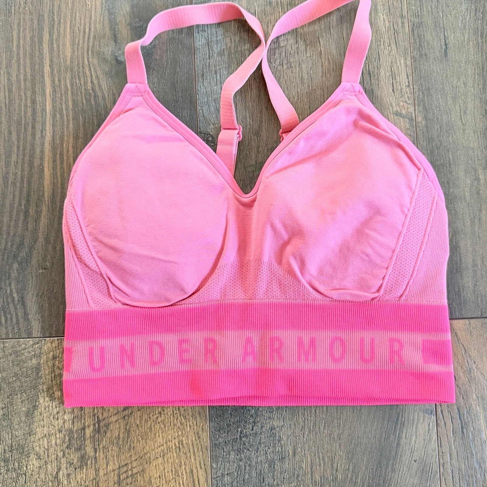 Under Armour Under Armour Seamless Compression Longline Sports Bra pink Size XXS / US 00 / IT 34 - 1 Thumbnail