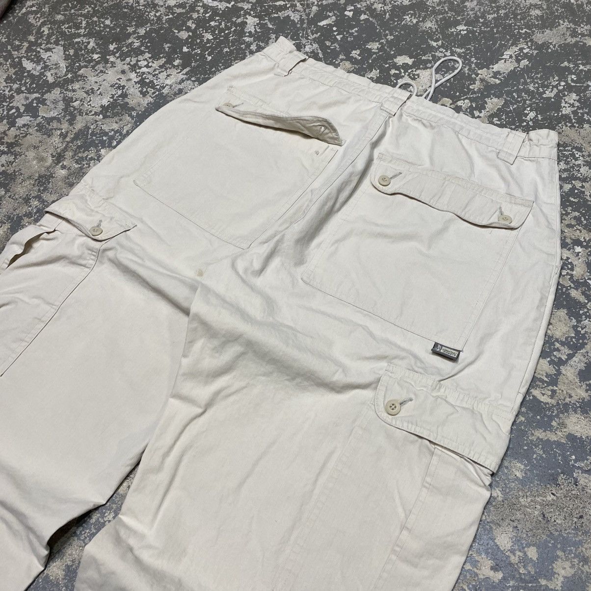 JNCO × Levi's × Vintage Vintage Levi’s SilverTab Cargo Tan Baggy Parachute Pants 90s Size US 35 - 3 Thumbnail