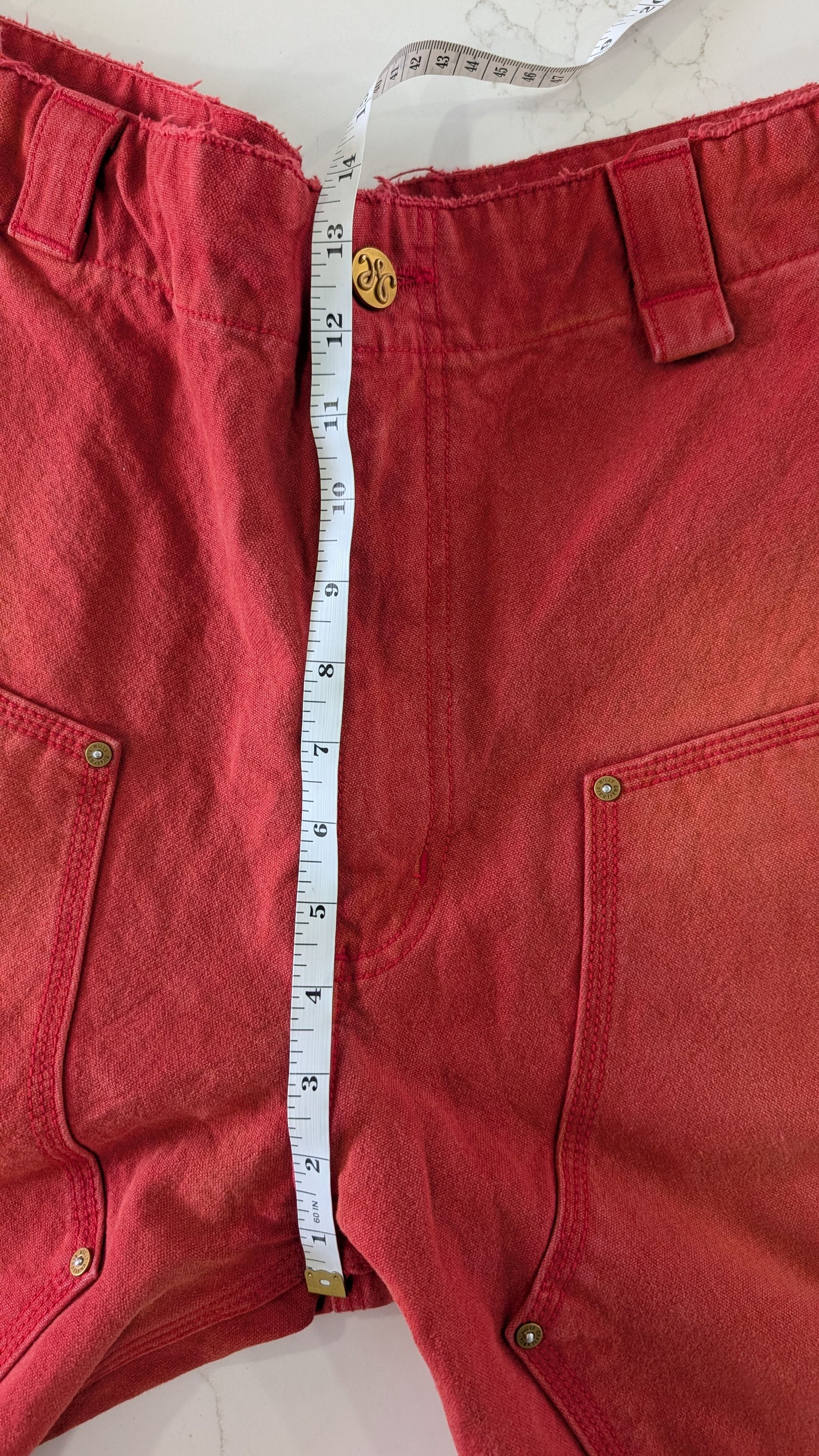 Willy Chavarria Willy Chavarria Red Workwear Toluca Pant Small Size US 38 / EU 54 - 12 Thumbnail