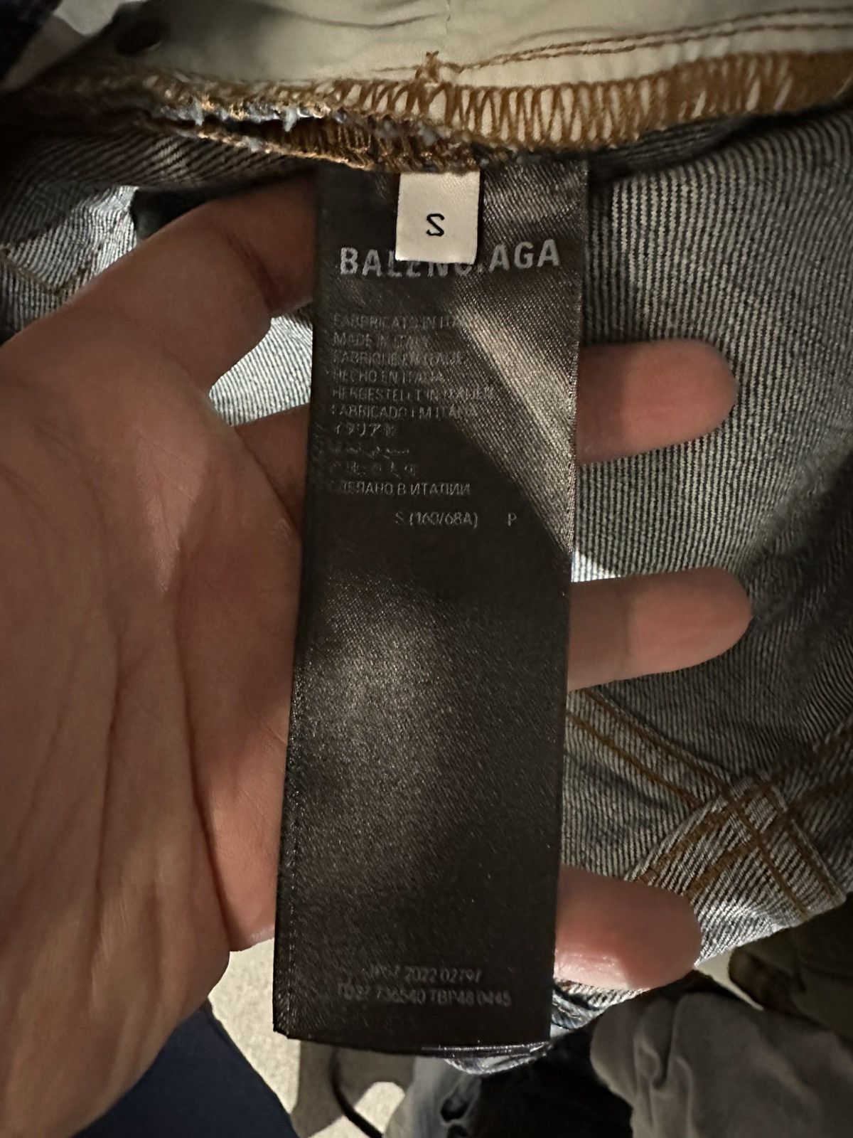 Balenciaga Distressed loose fit denim Size US 30 / EU 46 - 4 Thumbnail