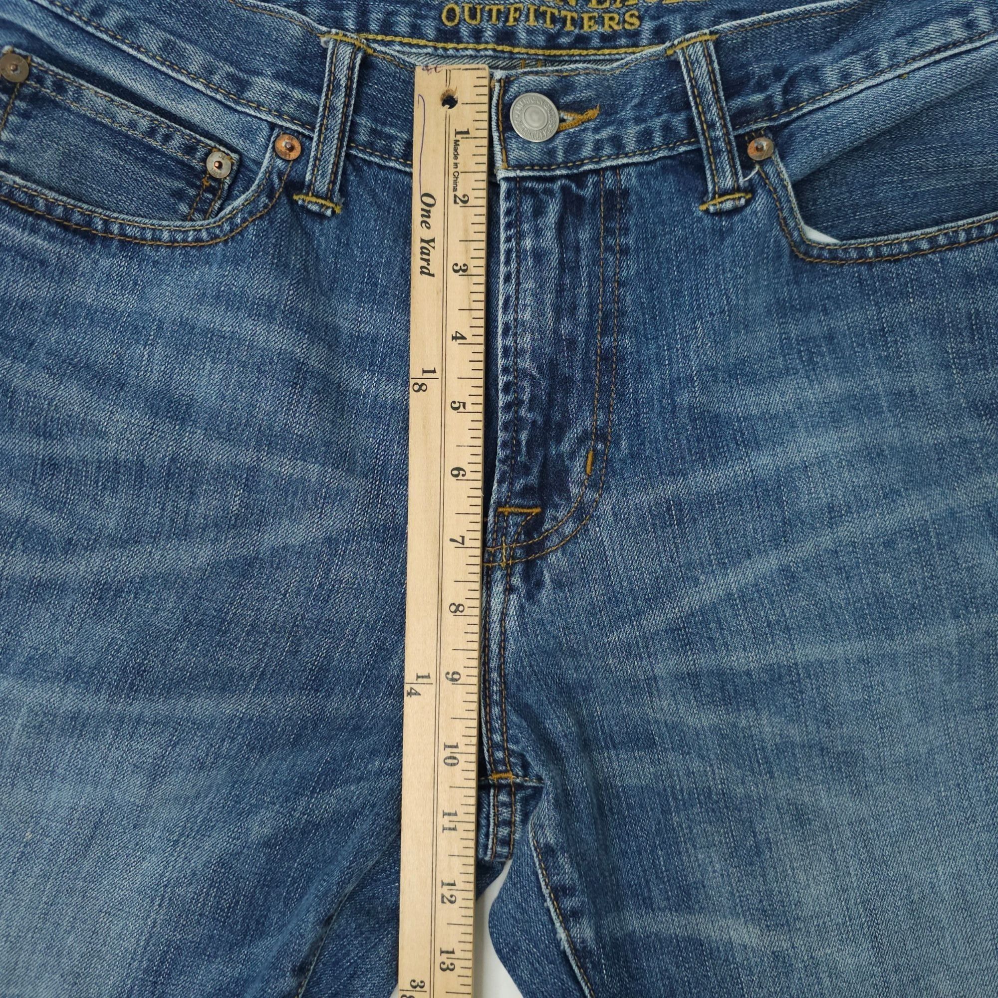 American Eagle Outfitters American Eagle Bootcut Jeans Mens 32x34 (Fit 32x32) Whisker Size US 32 / EU 48 - 5 Thumbnail