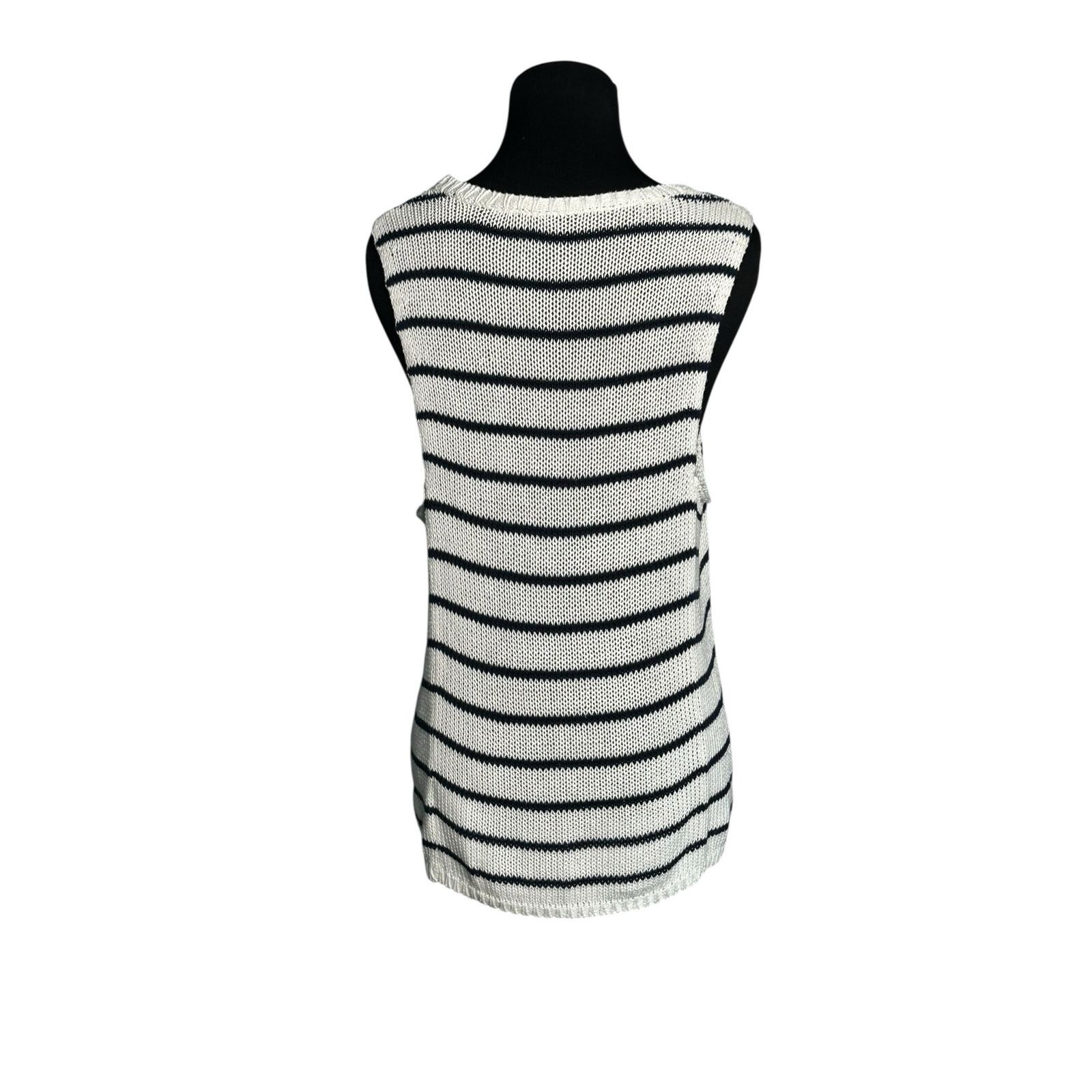 Rails Rails Jenna white blue stripes knit tank top size large Size L / US 10 / IT 46 - 8 Thumbnail