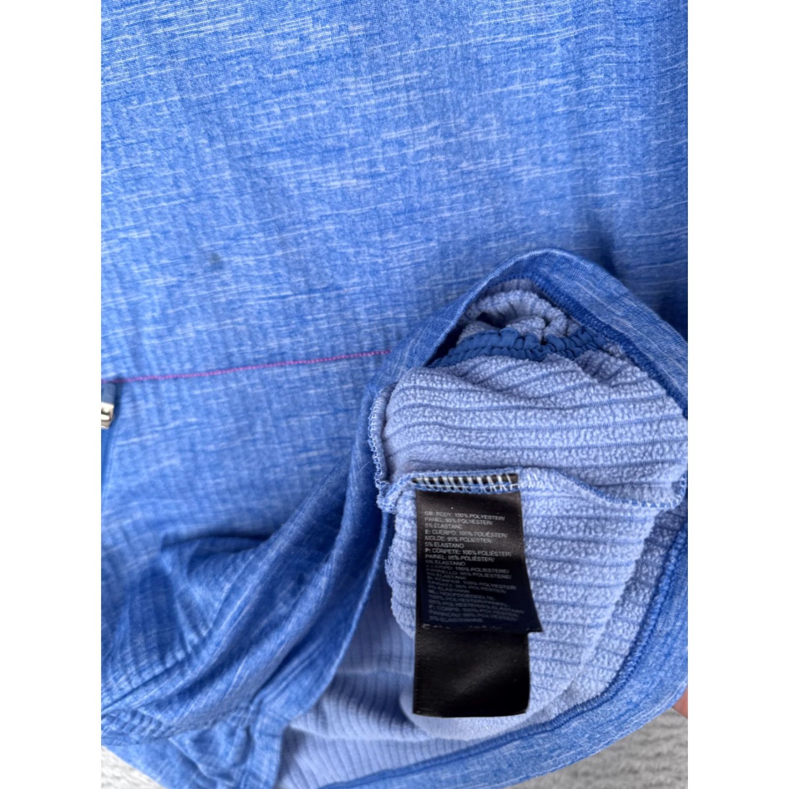 The North Face The North Face Hoodie Womens Small Blue Pullover Hooded Pockets 100% Polyester Size S / US 4 / IT 40 - 7 Thumbnail