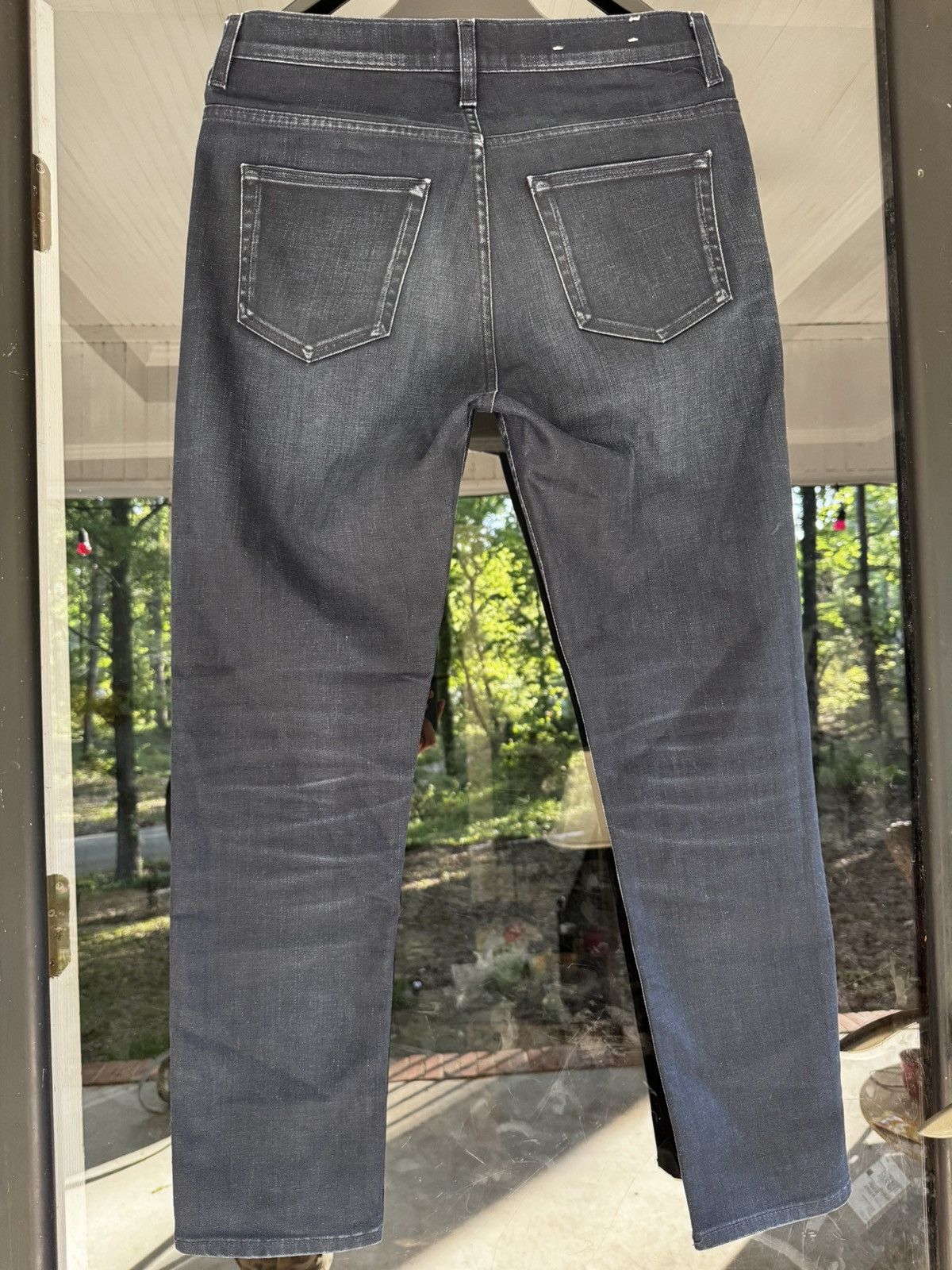 Acne Studios Navy Blue Straight Cut Town Twilight Denim Jeans Size US 31 - 2 Thumbnail