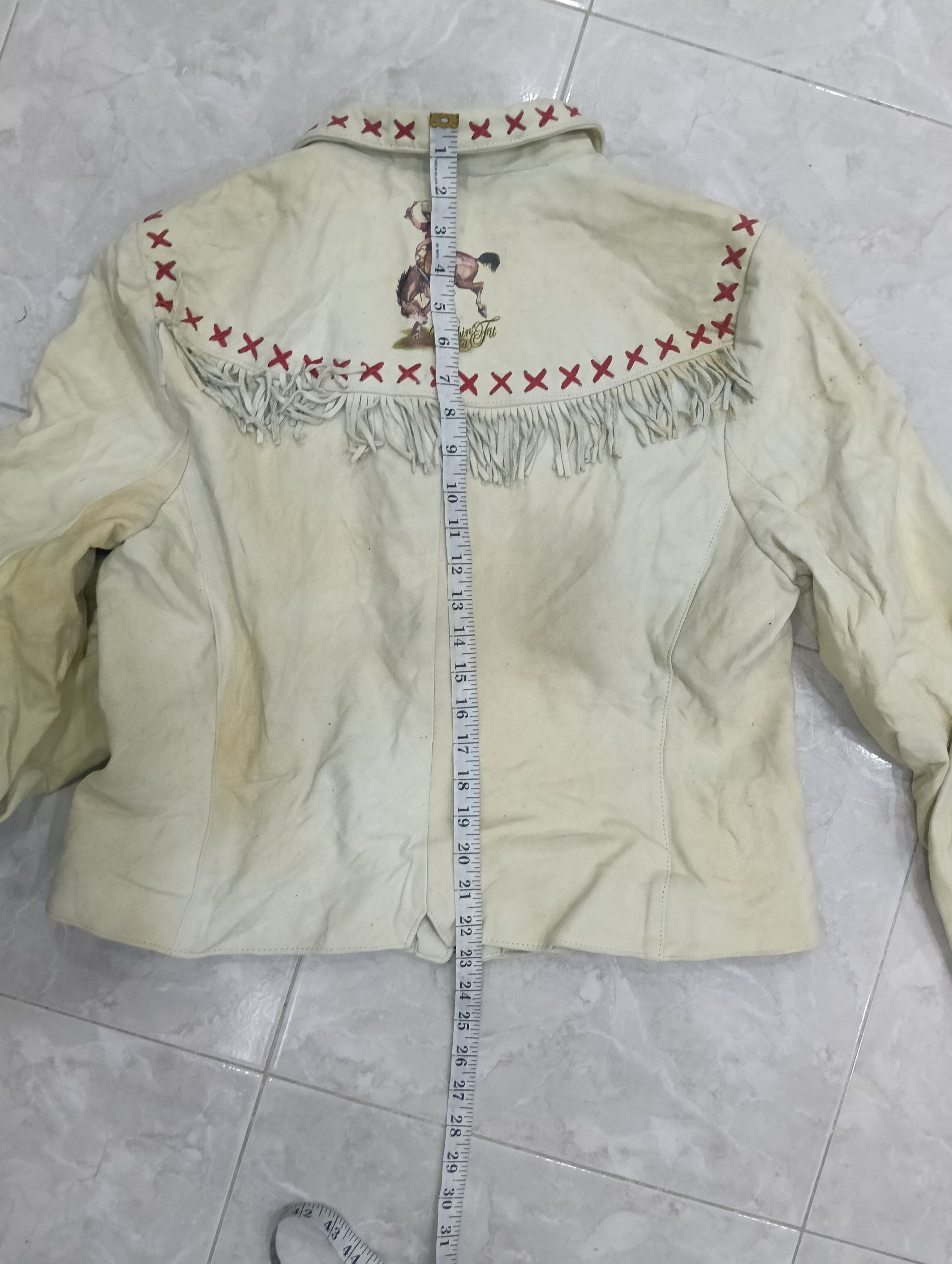 Double D Ranch Vintage Western Double D Ranch Soft Leather Jacket Size XL / US 12-14 / IT 48-50 - 17 Thumbnail