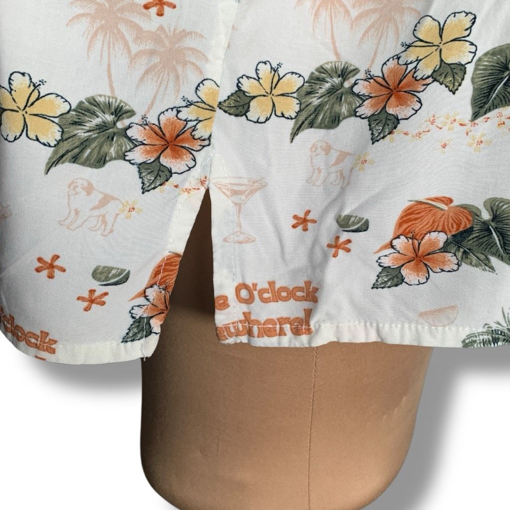 Big Dogs Vintage Y2K Big Dogs Top It’s Five O’Clock Somewhere Hawaiia Size US XL / EU 56 / 4 - 3 Thumbnail