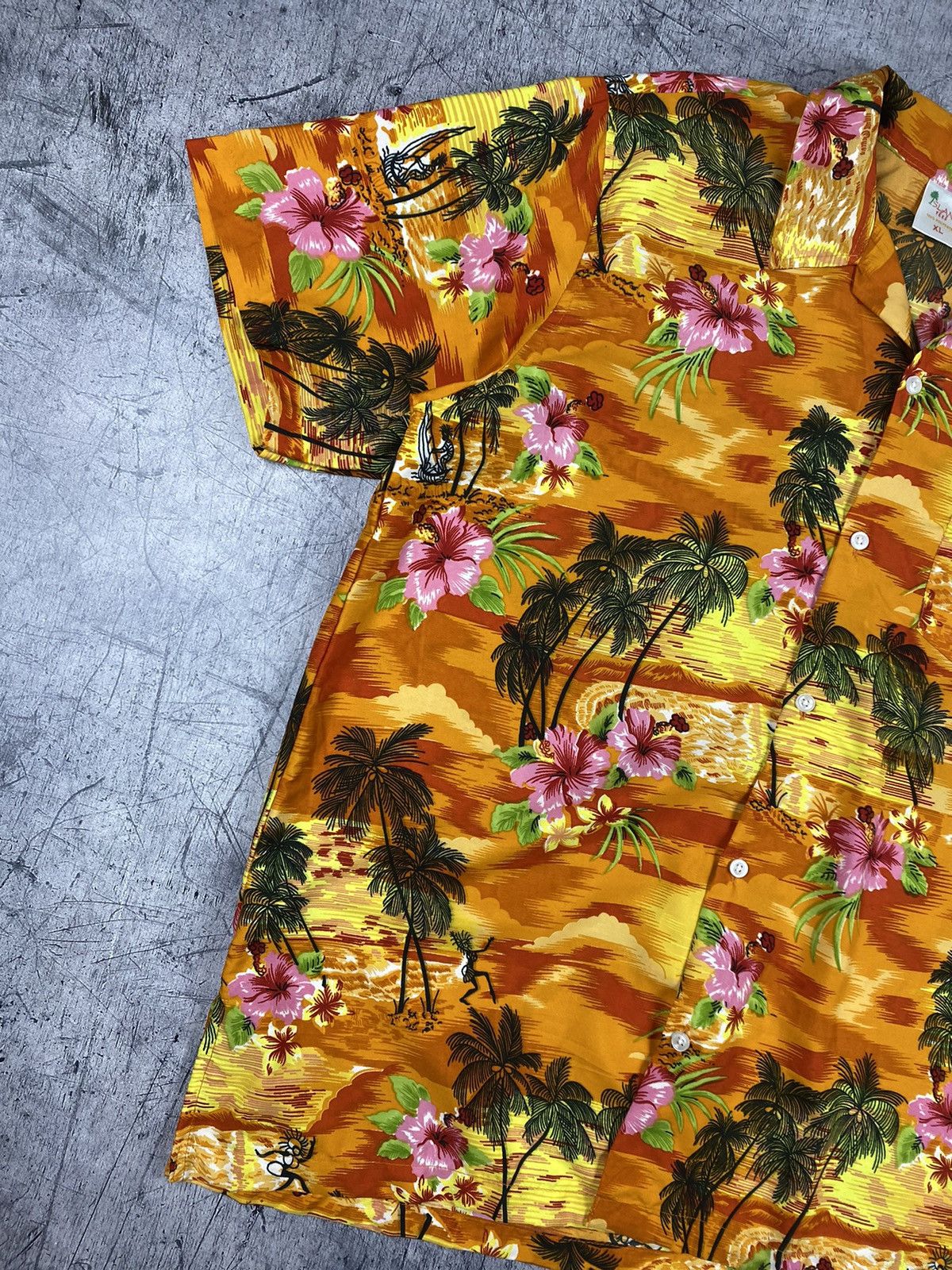 Japanese Brand Mens Vintage Jamaica Hawaiian Crazy Shirt Aloha Wear Size M Size US XL / EU 56 / 4 - 3 Thumbnail