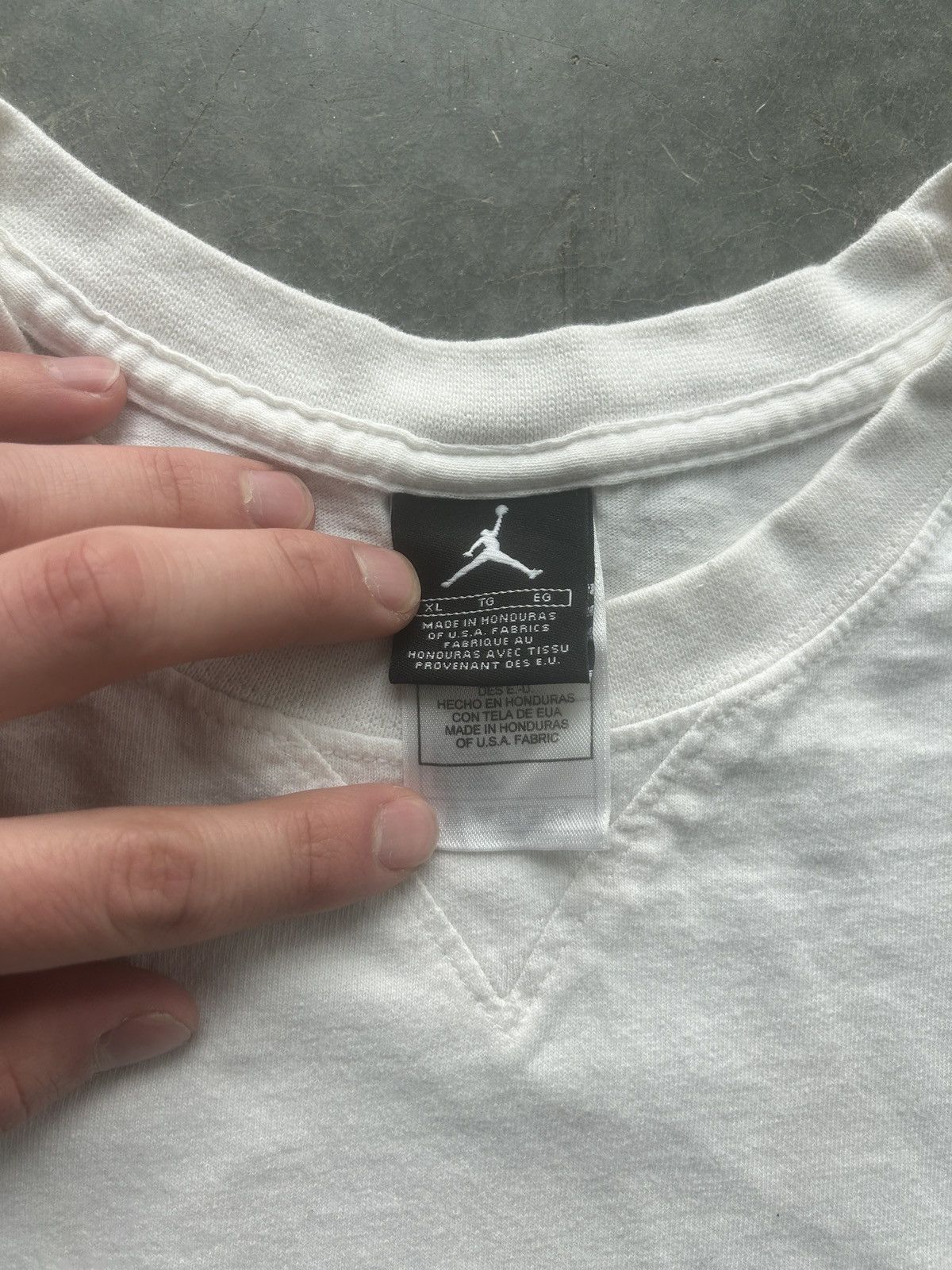 Jordan Brand × Nike × Vintage Vintage Y2K Jordan 4 Flight Graphic Tee Size US XL / EU 56 / 4 - 5 Thumbnail