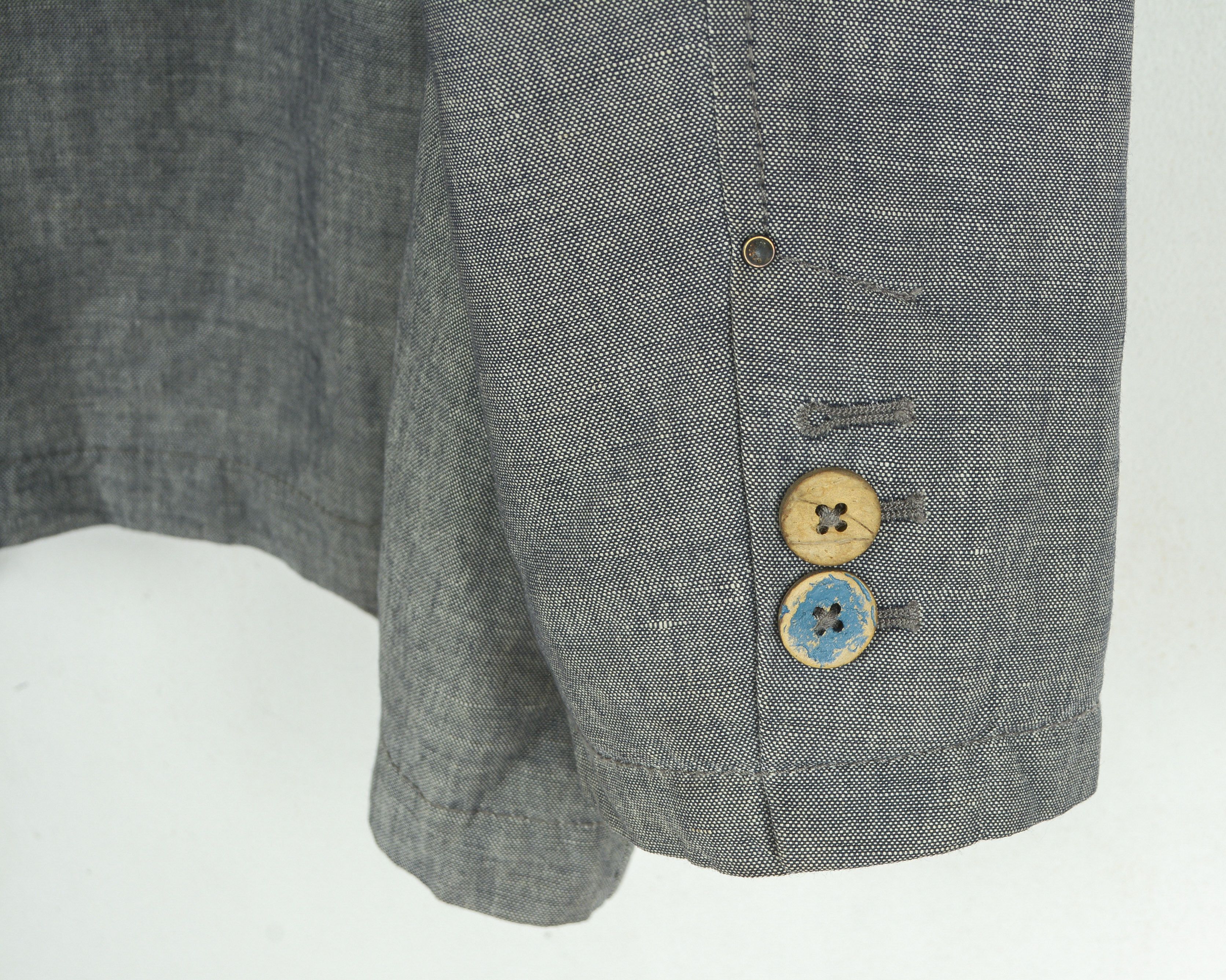 camel active Linen Cotton Blazer EU 52 Suit Jacket Sport L Coat Grey Flax Size 42R - 8 Thumbnail