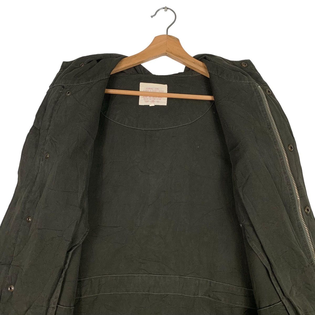 Japanese Brand SCHWARZ GUMU Hooded Jacket / Parka #0549-C25 Size US L / EU 52-54 / 3 - 15 Thumbnail