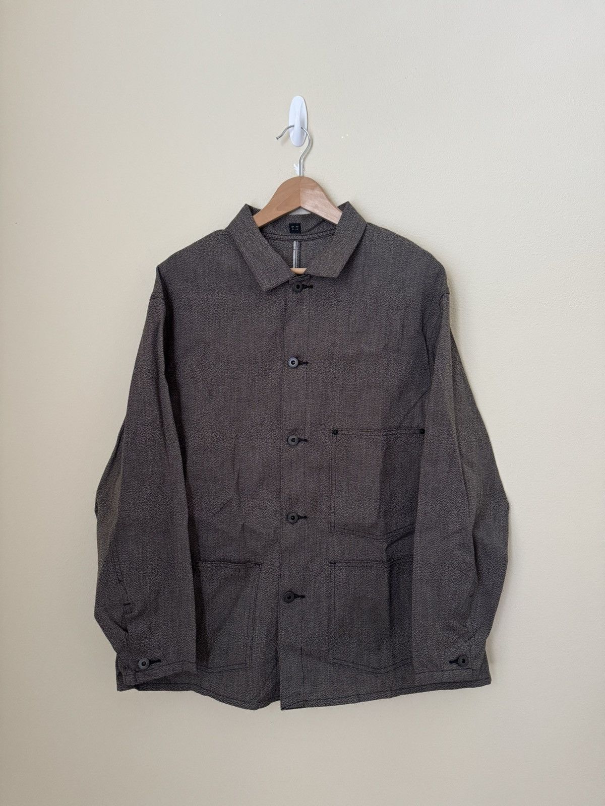 Taiga Takahashi Taiga Takahashi New Coverall Jacket C. 1940’s Covert Size 38 Size US M / EU 48-50 / 2 - 1 Thumbnail