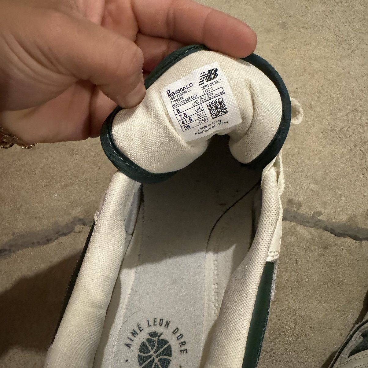 Aime Leon Dore × New Balance Alme Leon Dore x New Balance 550 Evergreen Sz 8 Size US 8 / EU 41 - 6 Thumbnail