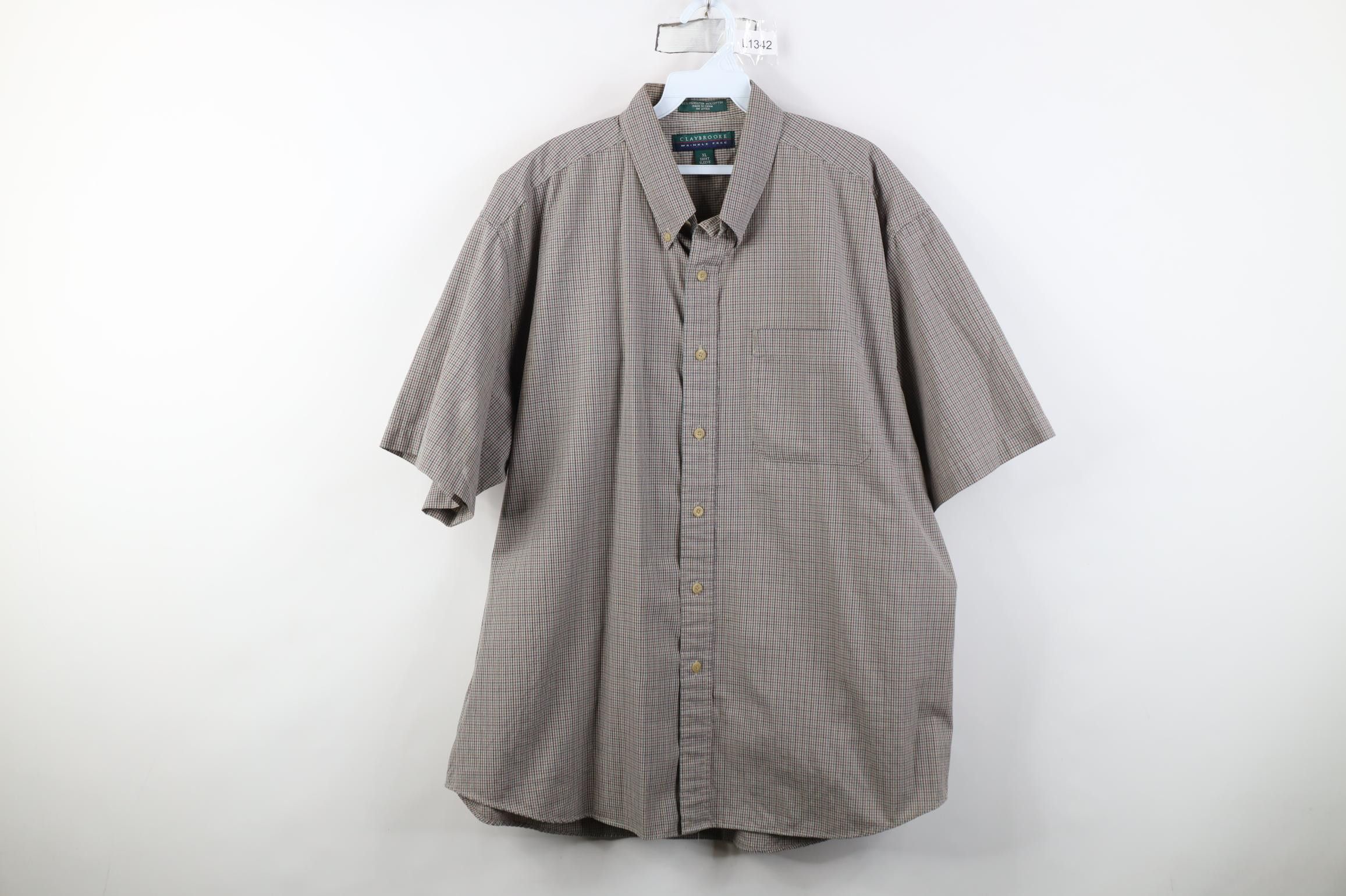 Vintage Vintage 90s Streetwear Short Sleeve Collared Button Shirt Size US XL / EU 56 / 4 - 1 Thumbnail