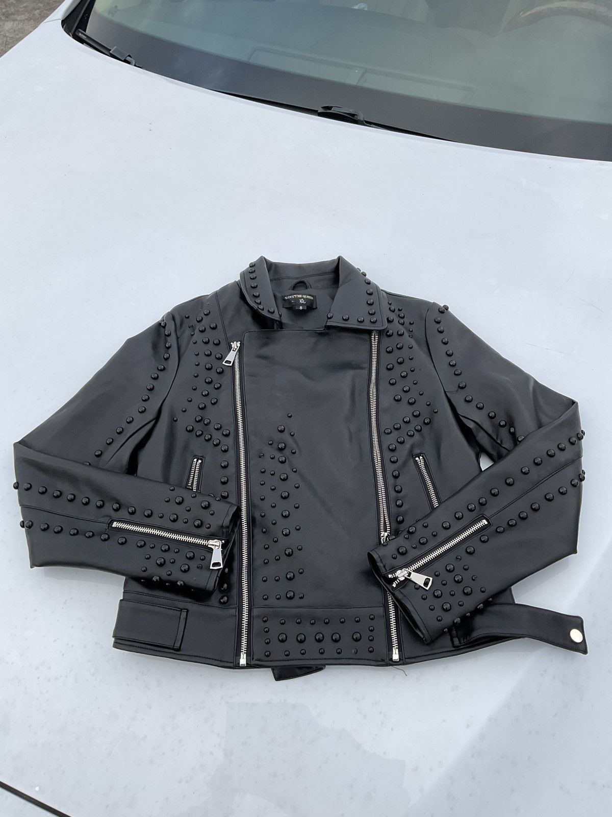 Other BLACK STUDDED LEATHER JACKET Size S / US 4 / IT 40 - 1 Thumbnail