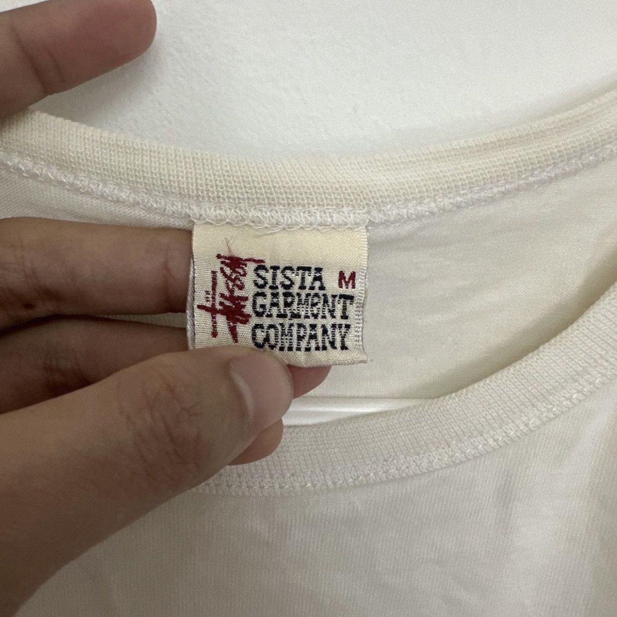 Stussy Rare Vintage Stussy Sport Script Logo Tee - White Size M / US 6-8 / IT 42-44 - 11 Thumbnail