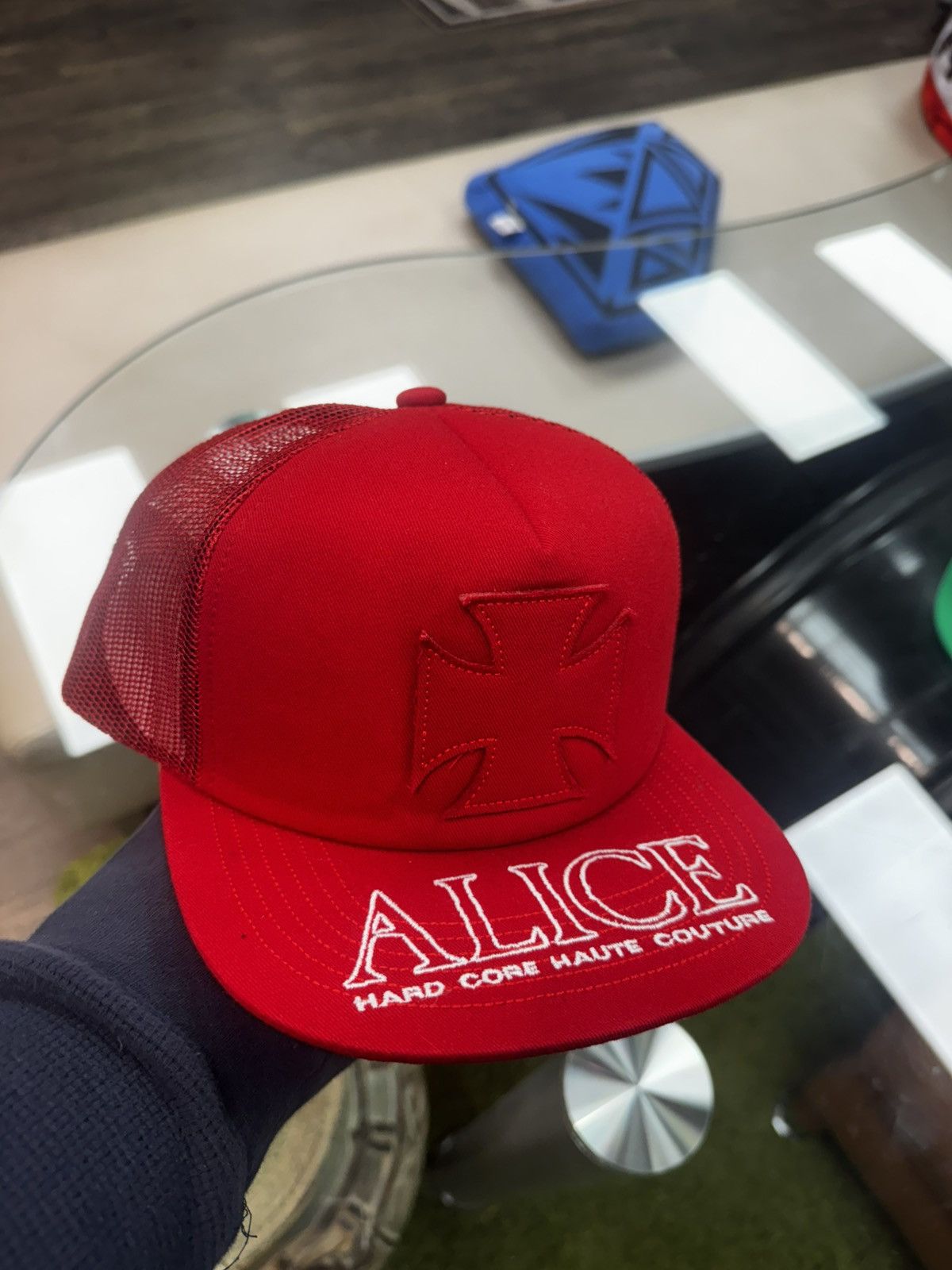 Alice Hollywood Alice Hollywood Haute Couture Trucker “Red” Size ONE SIZE - 2 Thumbnail