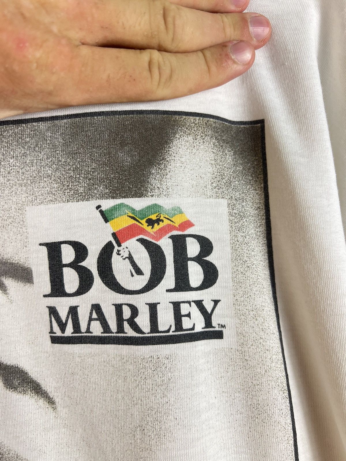 Band Tees Rare! Vintage Bob Marley 1991 T-Shirt Reggae Band Tee Size US XL / EU 56 / 4 - 6 Thumbnail