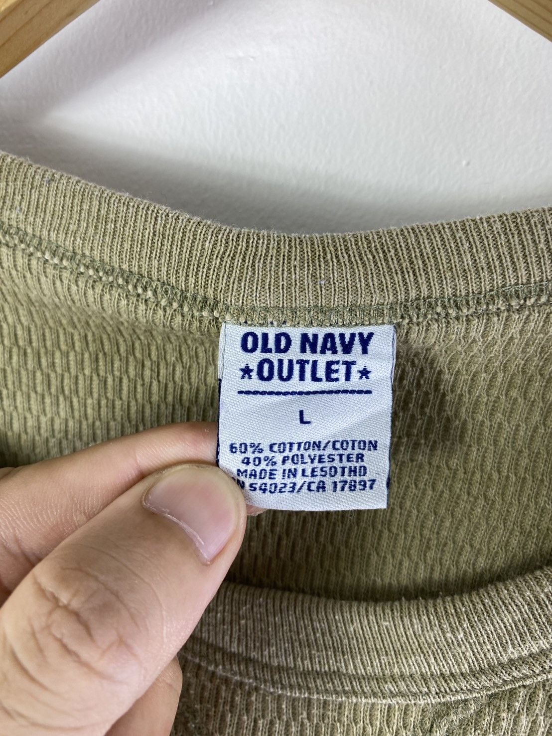 Old Navy Vintage Old Navy Long Sleeve Tee Size US L / EU 52-54 / 3 - 2 Thumbnail