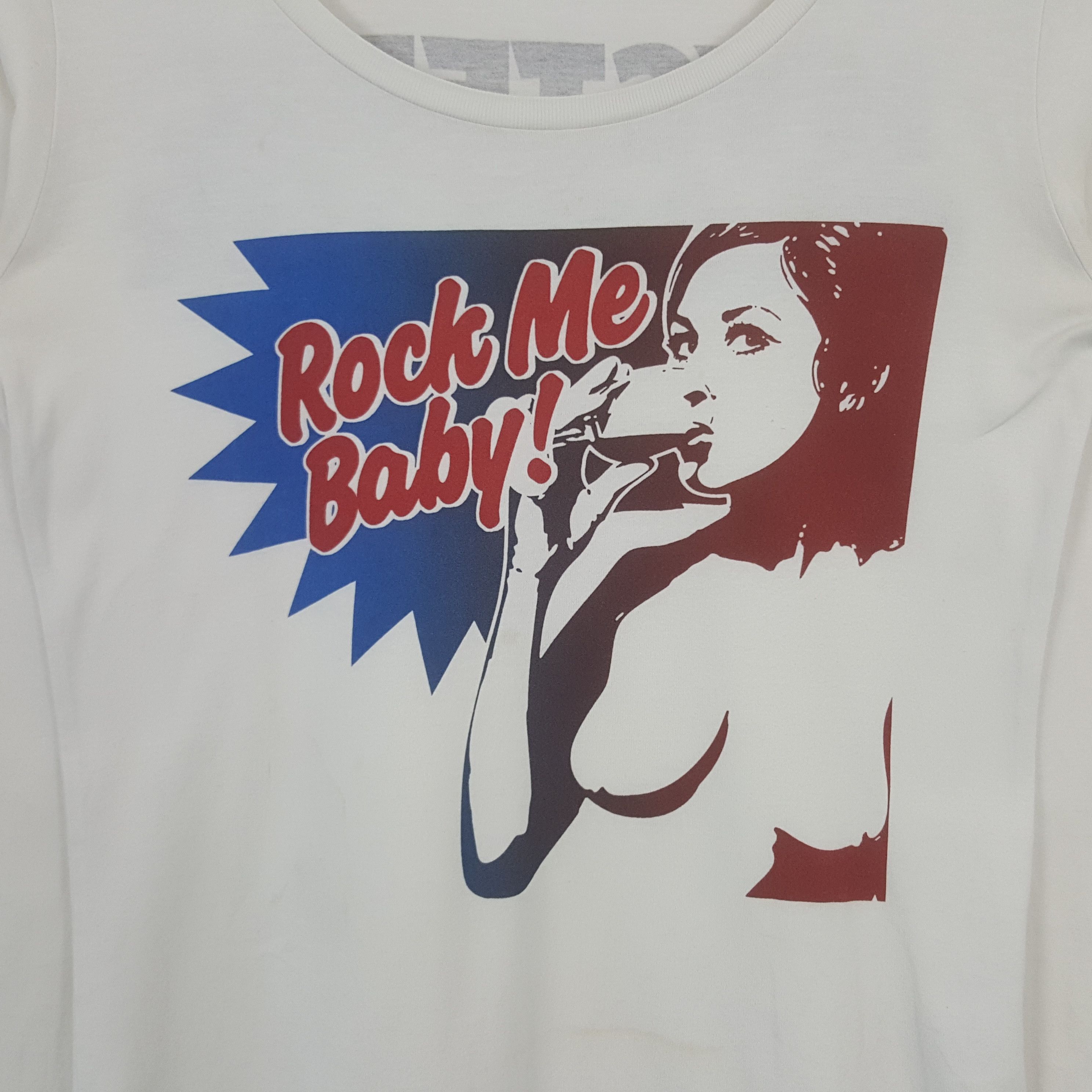 Hysteric Glamour Vintage Hysteric Glamour Rock Me Baby Japan Tshirt RR16 Size US S / EU 44-46 / 1 - 2 Thumbnail