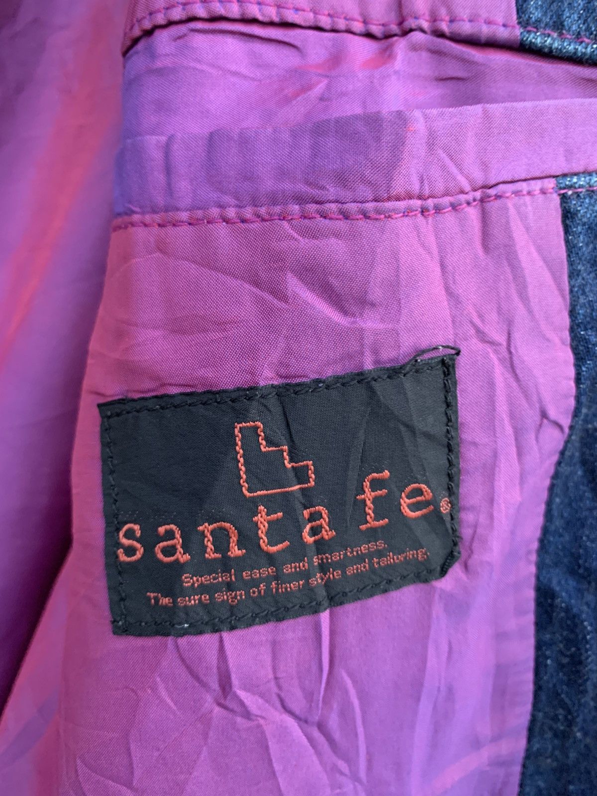 Japanese Brand Vintage Japanese Brand Santa Fee Denim Jacket Size US L / EU 52-54 / 3 - 22 Thumbnail