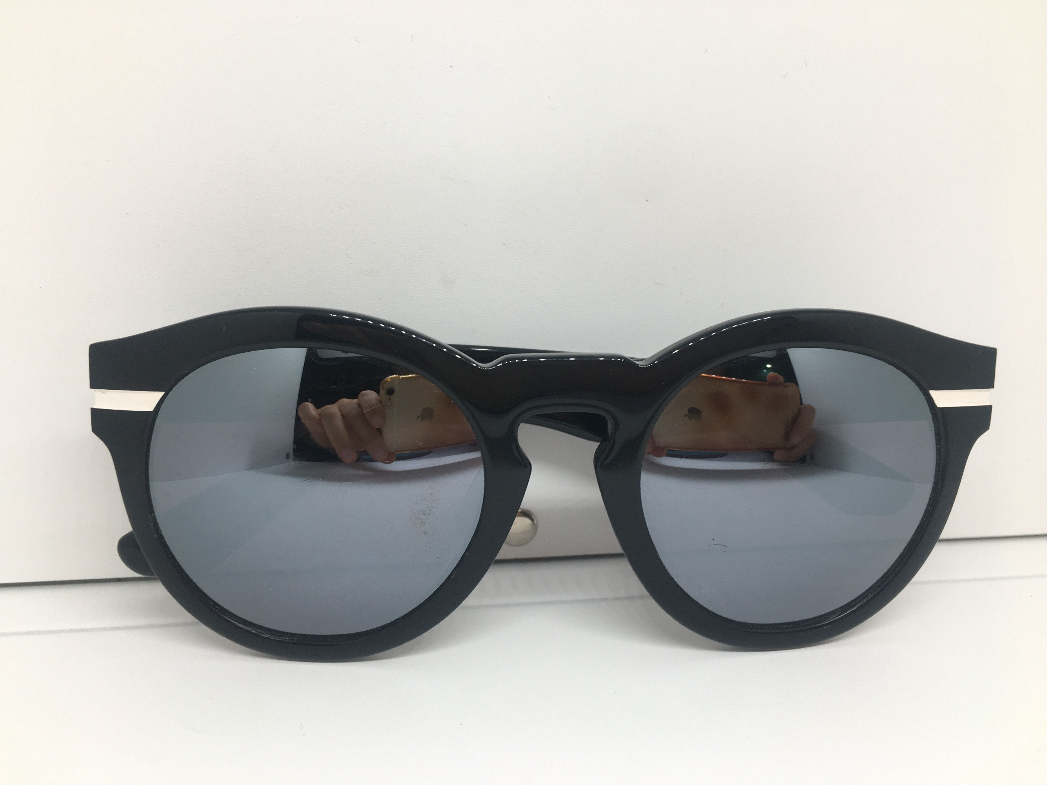 Other RE: SPECT Black Acetate Keyhole Sunglasses Frame Size ONE SIZE - 8 Thumbnail