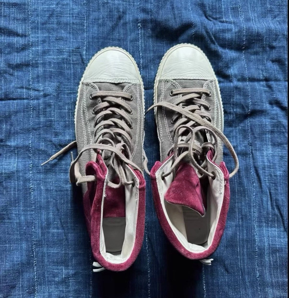 Visvim Visvim Gabo HI High-Top Spliced Sneakers J40 Size US 10 / EU 43 - 4 Thumbnail