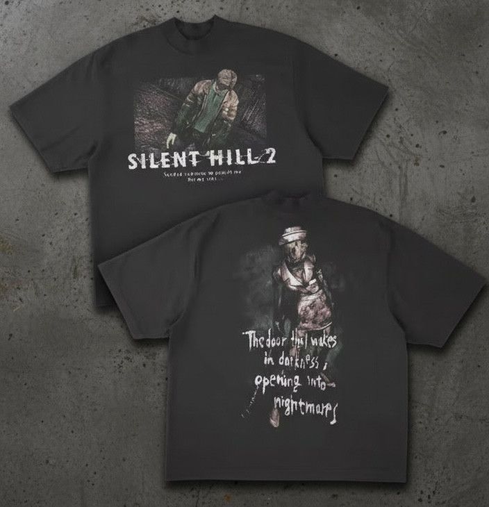 Japanese Brand Street Horror Game Retro Silent Hill 2 Heavyweight T-Shirt Size US XL / EU 56 / 4 - 1 Thumbnail