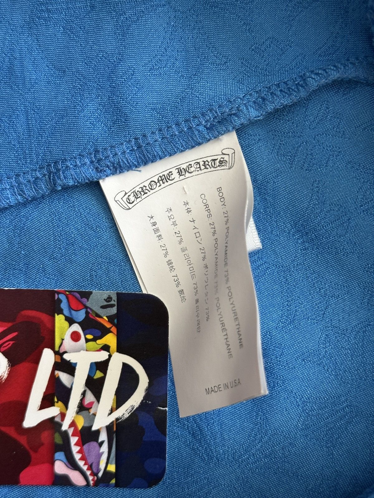 Chrome Hearts Chrome Hearts Womens Blue Monogram Biker Shorts Size 28" / US 6 / IT 42 - 5 Thumbnail