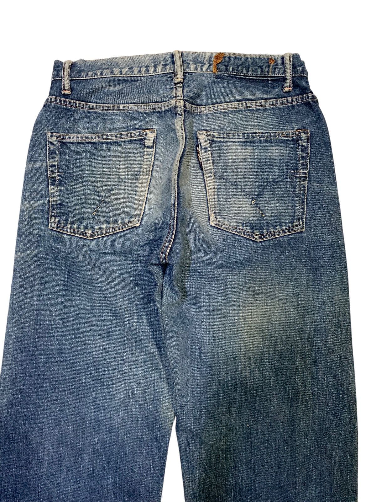 Kapital HR MARKET SELVEDGE BUTTON FLY JAPANESE DISTRESSED DENIM Size US 30 / EU 46 - 10 Thumbnail