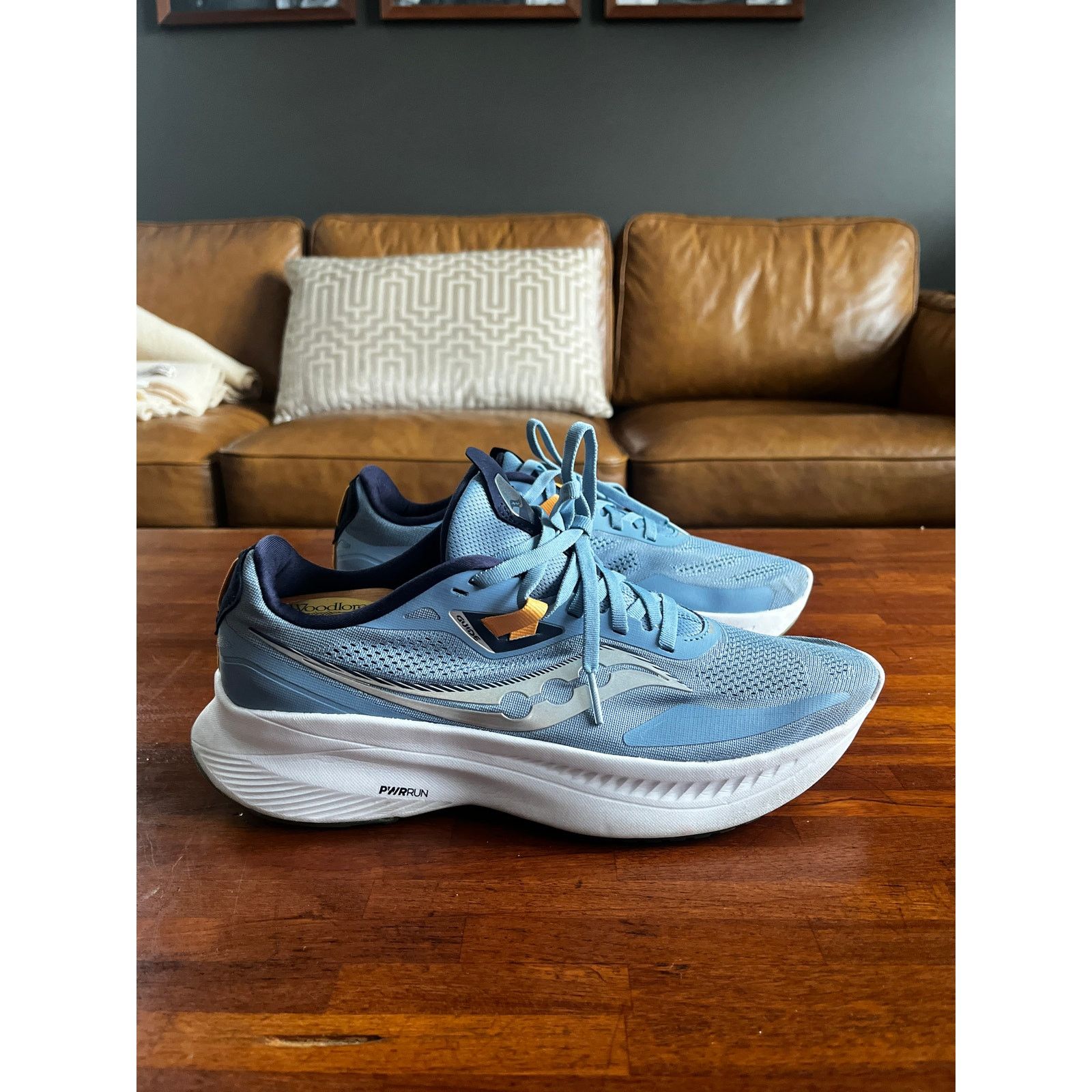 Saucony Saucony Guide 15 Running Sneakers Denim/Aqua Women's 9.5 Size US 9.5 / IT 39.5 - 2 Thumbnail