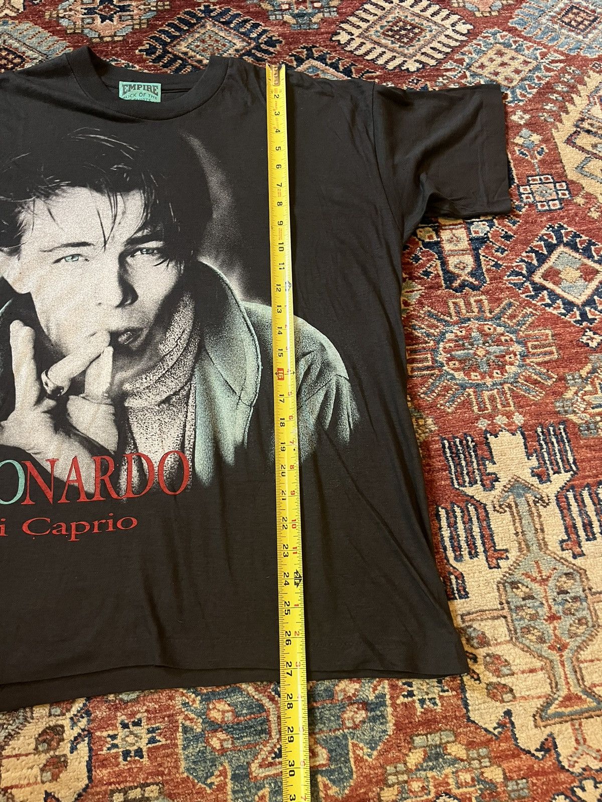 Rap Tees × Vintage Vintage 1990’s Leonardo DiCaprio rap tee Size US L / EU 52-54 / 3 - 6 Thumbnail