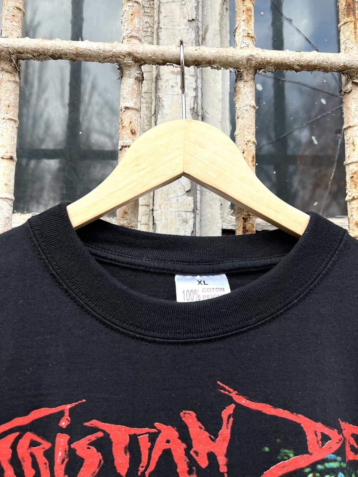 Band Tees 2000 VTG Christian Death Sex Drugs Metal L/S Shirt Rare Rock Size US XL / EU 56 / 4 - 6 Thumbnail
