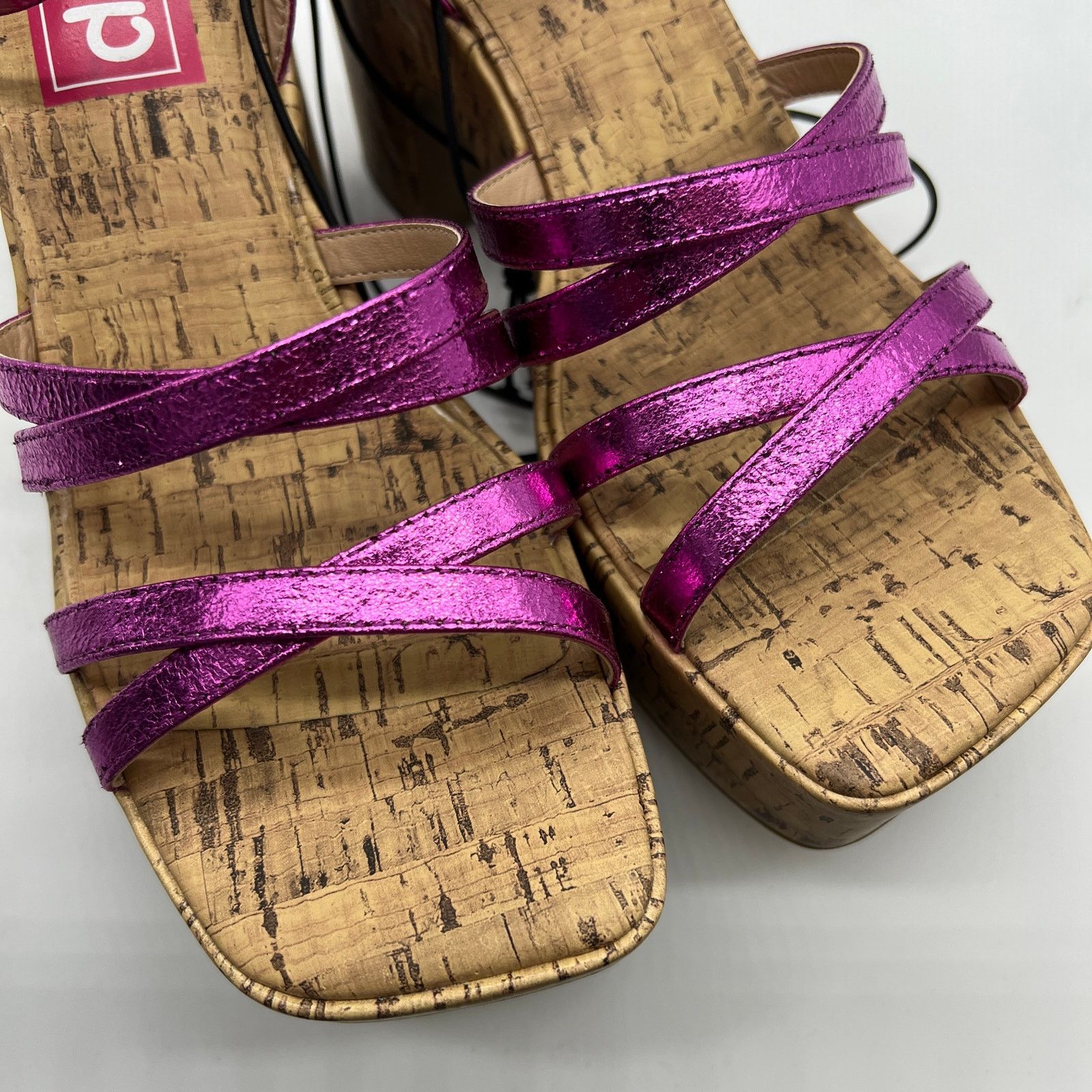 Other Pop Womens Kallie Heeled Sandals Pink Fuschia Multicolor Size US 8 / IT 38 - 9 Thumbnail