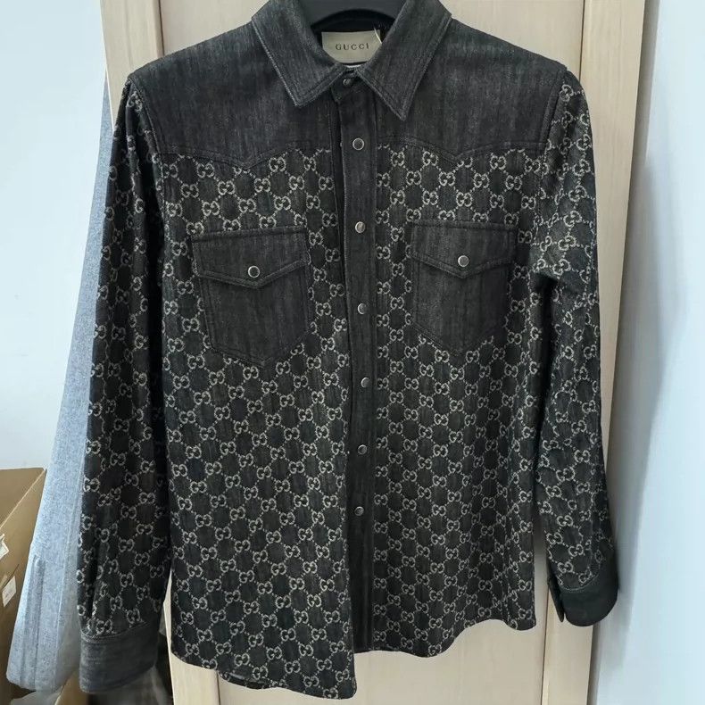 Gucci Gucci Full-print denim jacket 2504-Nextarrow Size US S / EU 44-46 / 1 - 1 Thumbnail