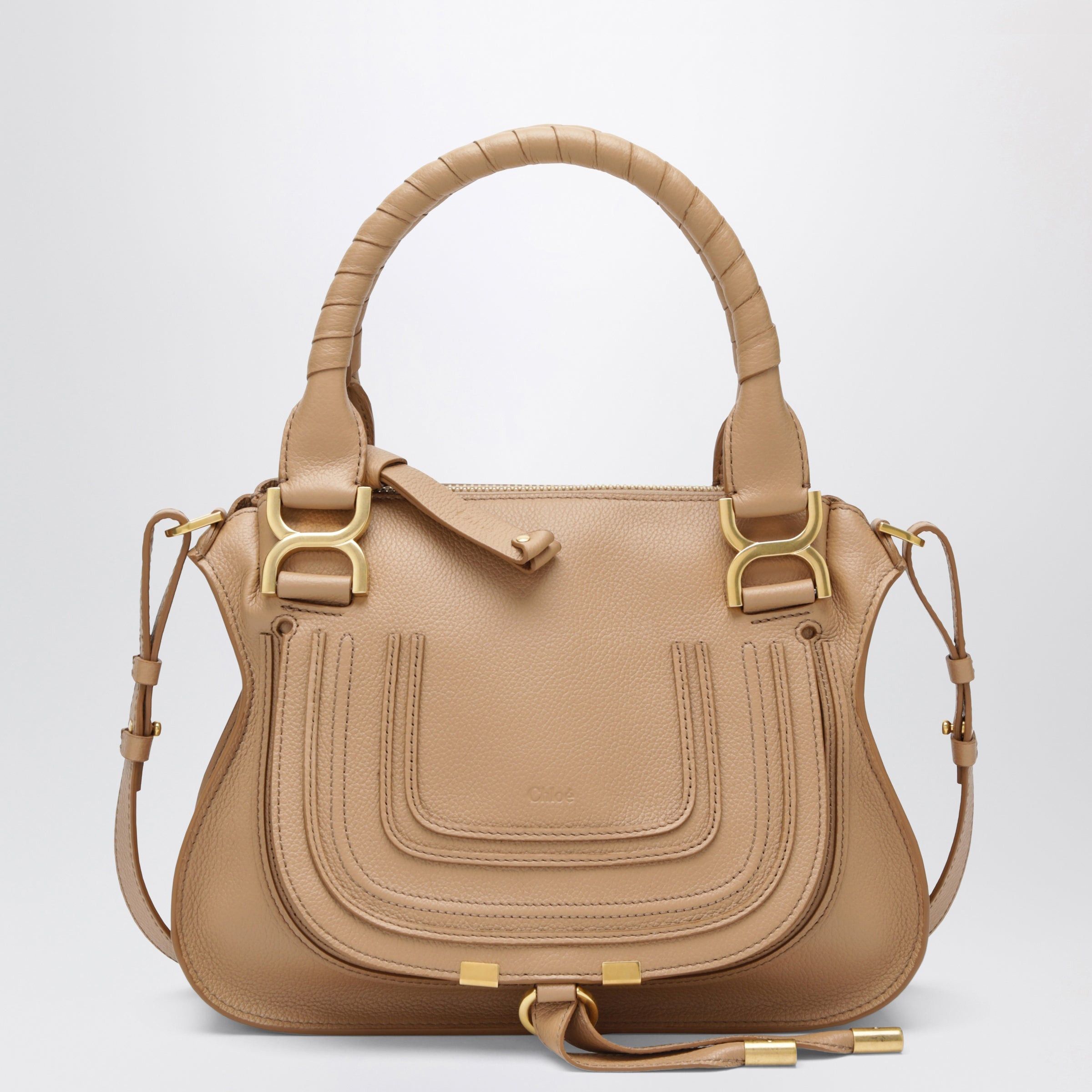 Chloe Chloe Small Light Brown Marcie Bag Size ONE SIZE - 1 Thumbnail