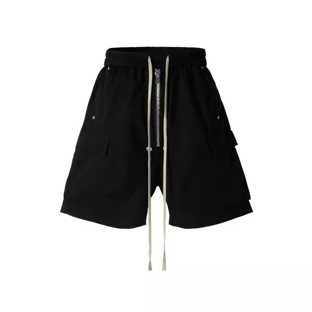 Japanese Brand × Jean Front Zipper Casual Black Shorts Size US 29 - 4 Thumbnail