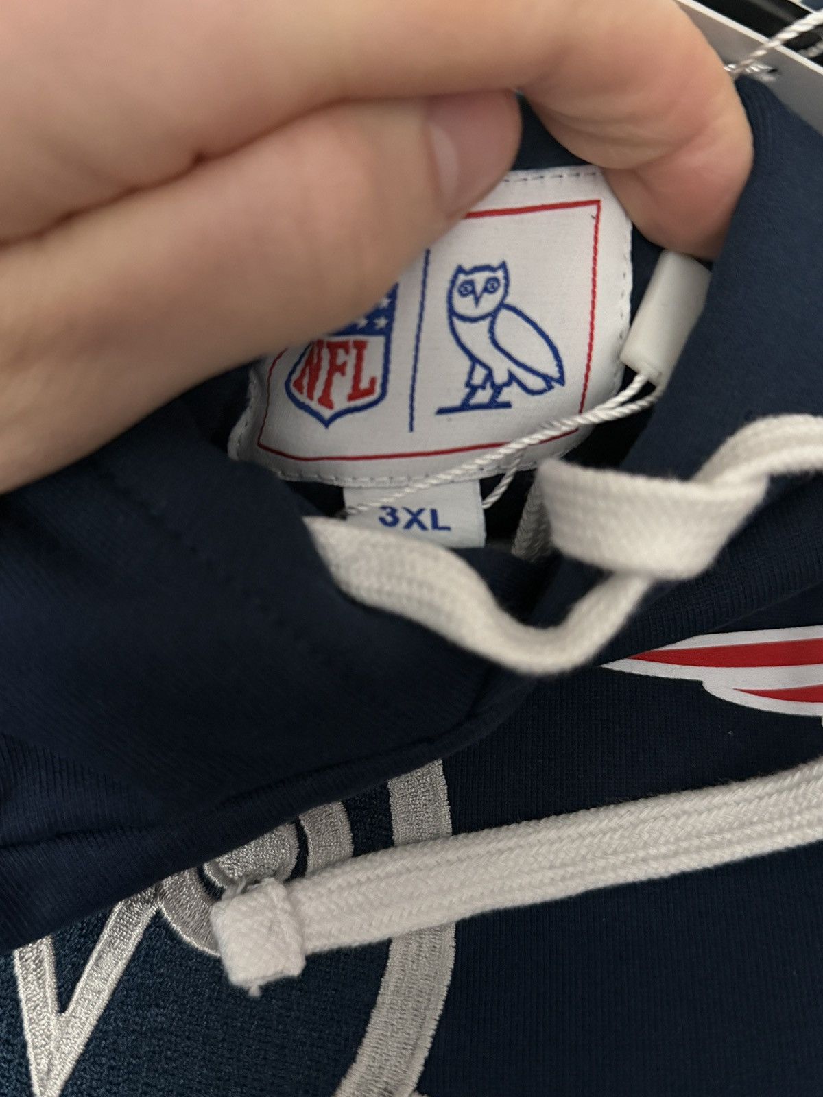Drake OVO x NFL NEW ENGLAND PATRIOTS OG HOODIE Size US XXL / EU 58 / 5 - 11 Thumbnail