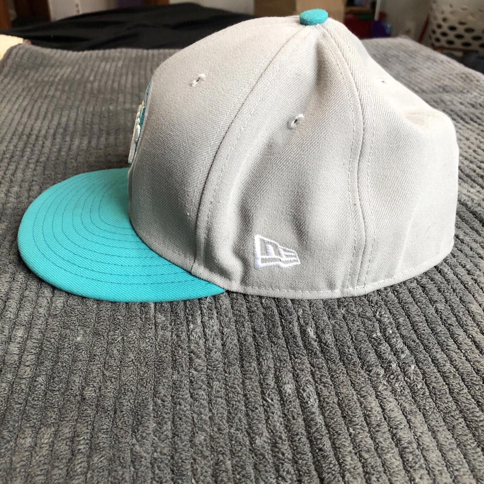 Designer New York Knicks GRAY-TEAL NEW-ERA HARDWOOD CLASSIC 7 1/4 CAP Size ONE SIZE - 5 Thumbnail