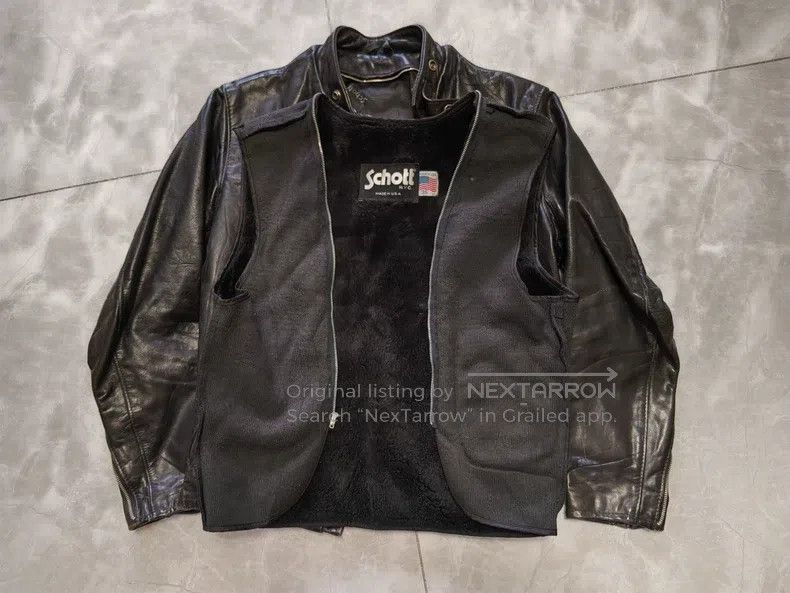 Schott Schott 641 locomotive leather jacket Size US S / EU 44-46 / 1 - 5 Thumbnail