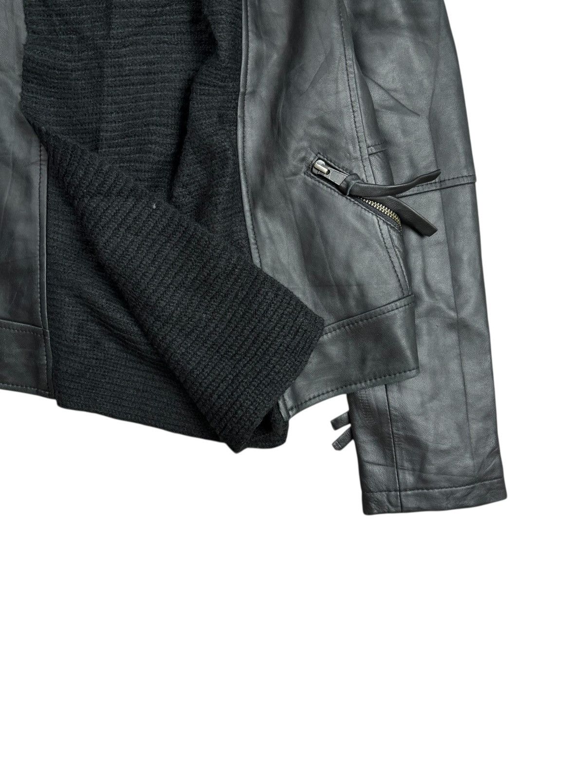 Ekam 2000s Comme Ca Ism - Indie Sleaze Style Leather Jacket Size US S / EU 44-46 / 1 - 6 Thumbnail