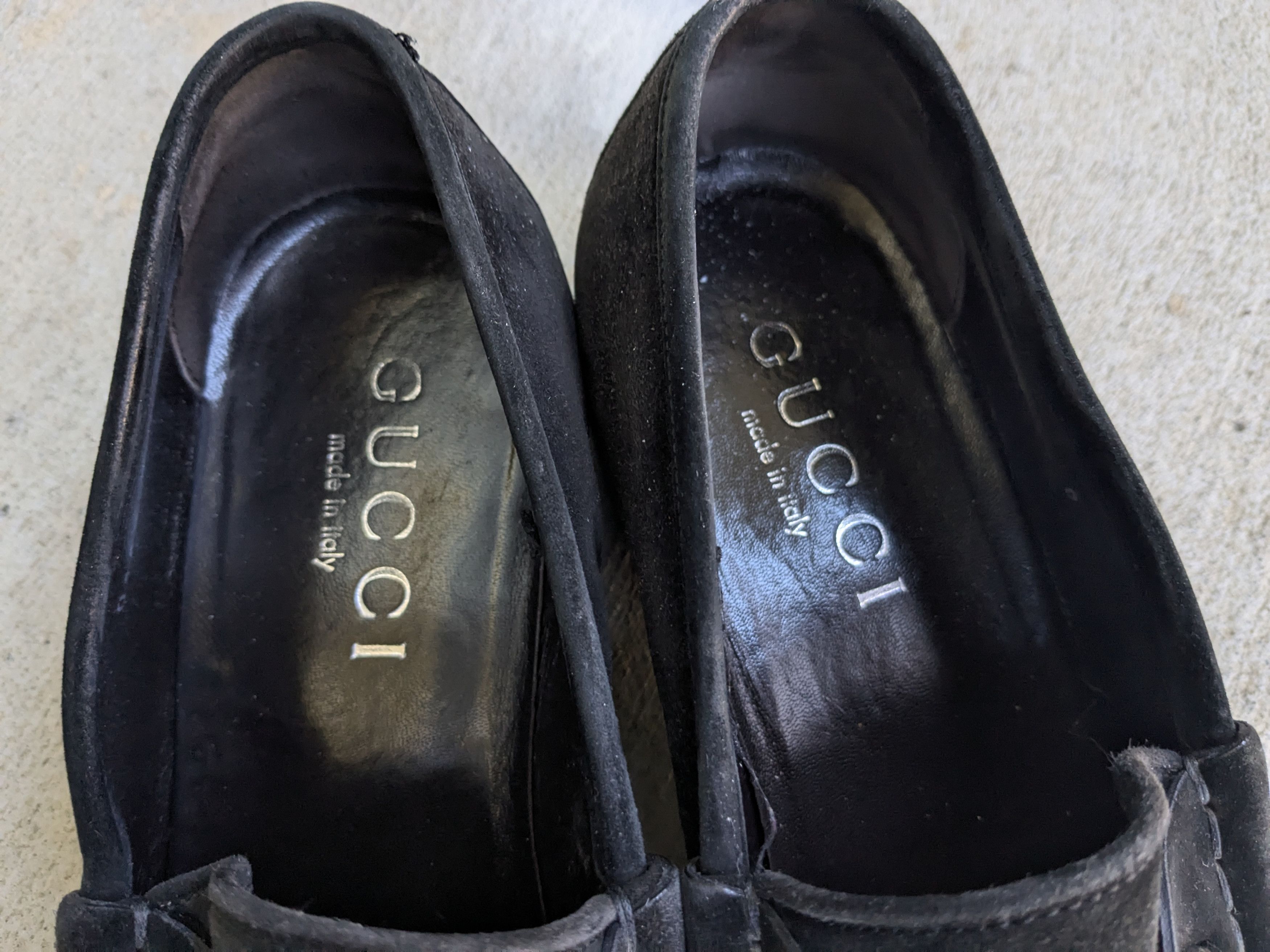 Gucci Gucci Horsebit Loafers Black Suede 10 D Italy Slip On Size US 10 / EU 43 - 3 Thumbnail