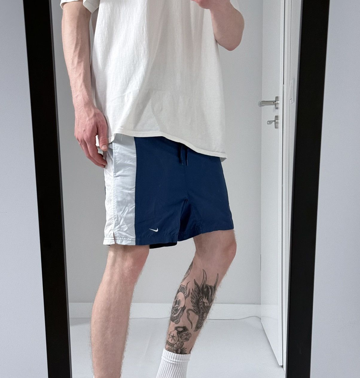 Nike Vintage Nike y2k wide buggy streetwear oversize track shorts Size US 30 / EU 46 - 4 Thumbnail
