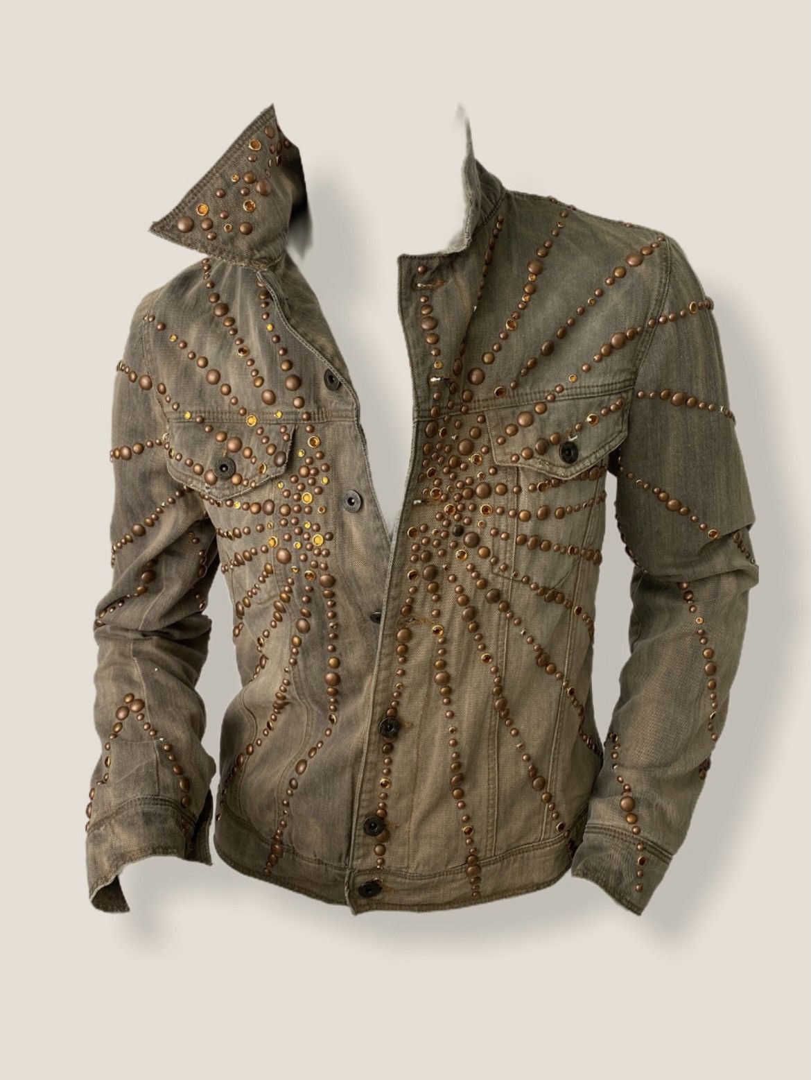 Dolce & Gabbana Dolce & Gabbana Mens Denim Jacket Size US S / EU 44-46 / 1 - 1 Thumbnail