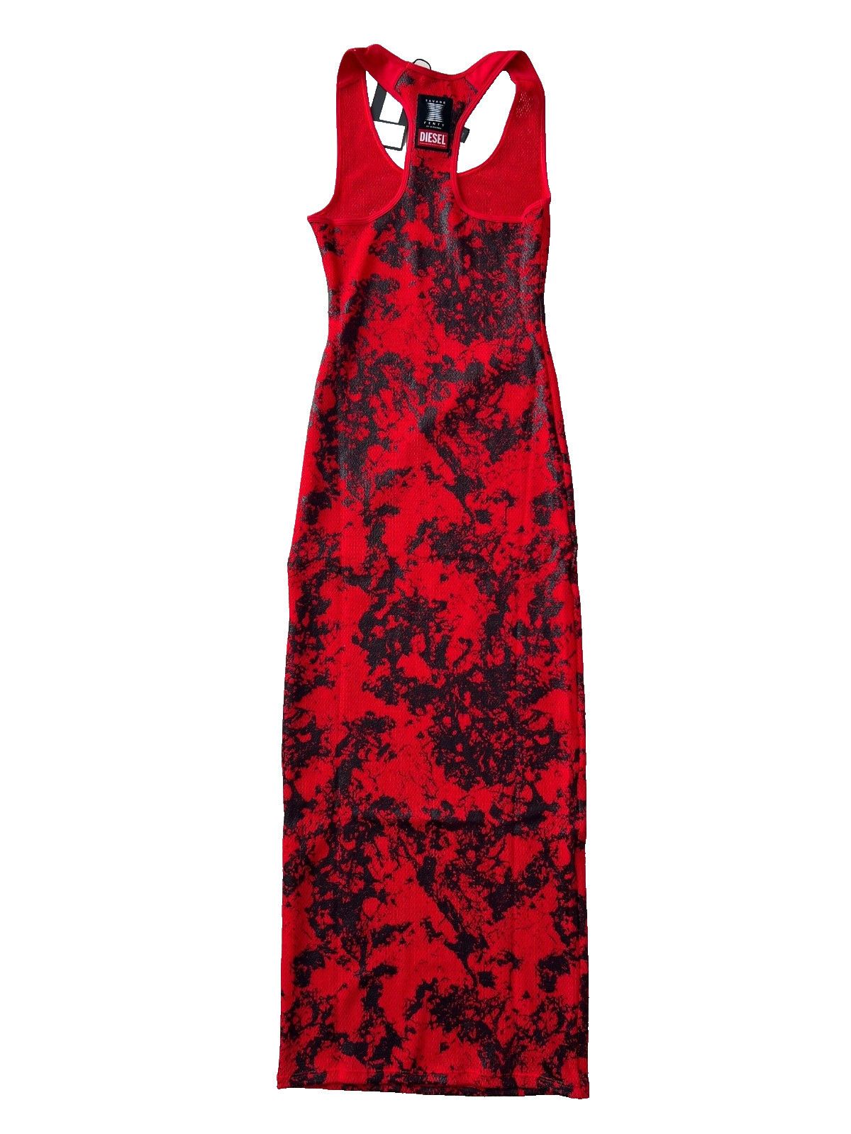Diesel Diesel x Savage Fenty Rihanna Fishnet Sleep Slip Dress Red M Size M / US 6-8 / IT 42-44 - 6 Thumbnail
