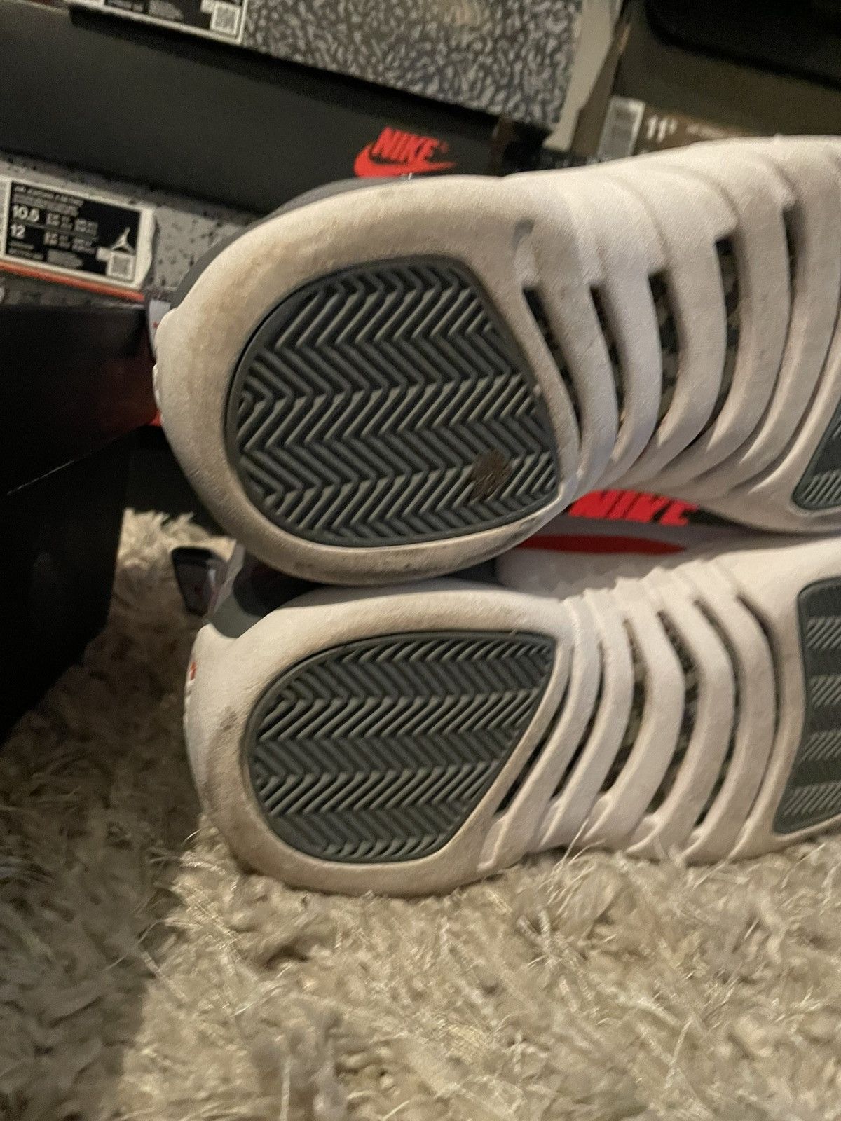 Jordan Brand Jordan 12 Cool Grey Size US 9.5 / EU 42-43 - 8 Thumbnail