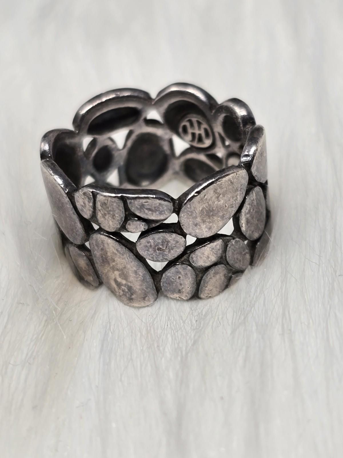 John Hardy Vintage John Hardy Sterling Silver Kali Pebble Ring Sz 7 Size ONE SIZE - 4 Thumbnail