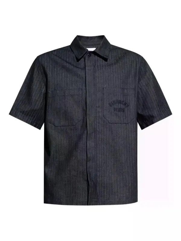 Givenchy o1h1sh11225 Short Sleeve Shirt in Dark Blue Size US L / EU 52-54 / 3 - 1 Thumbnail