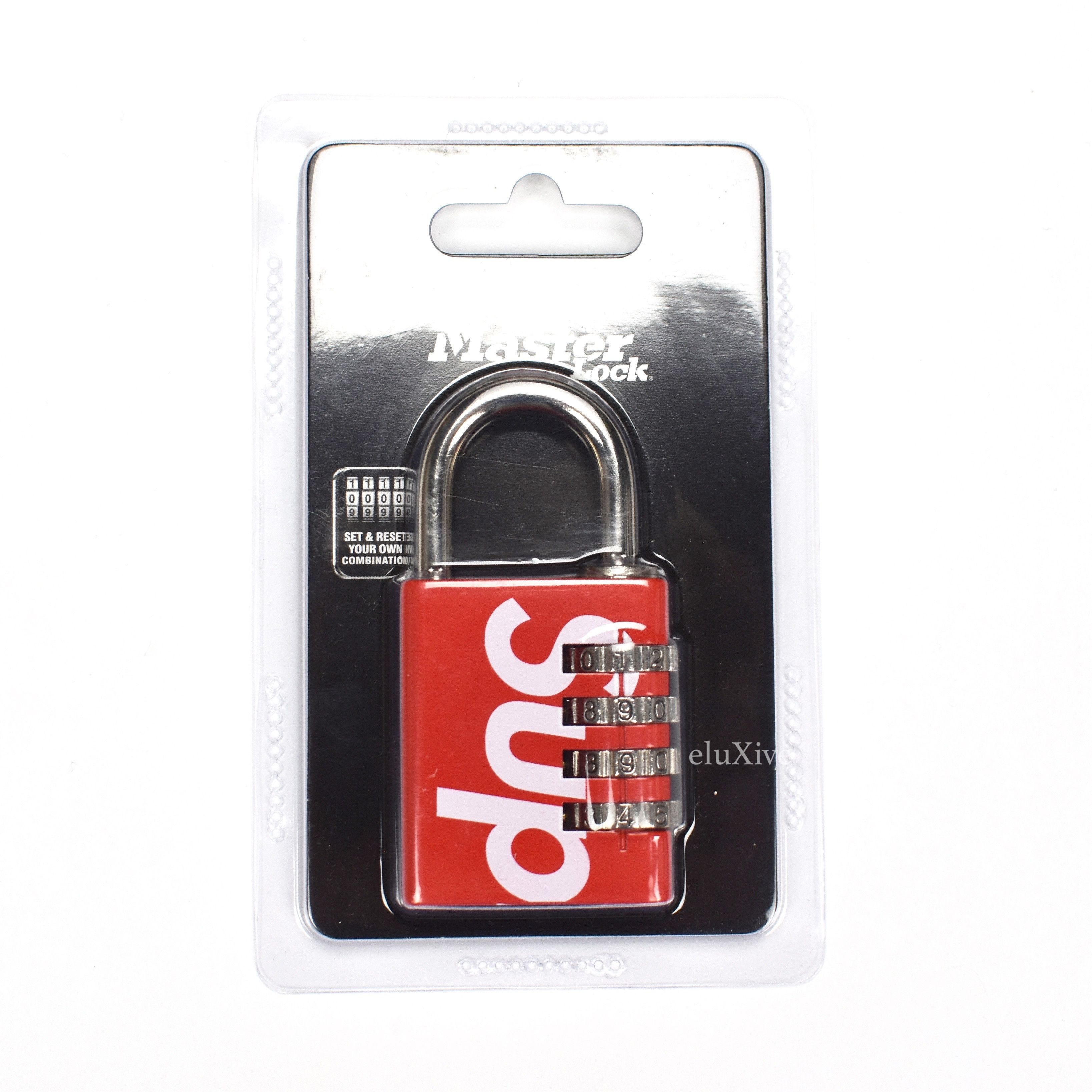 Supreme Red Box Logo Master Lock DS Size ONE SIZE - 1 Preview