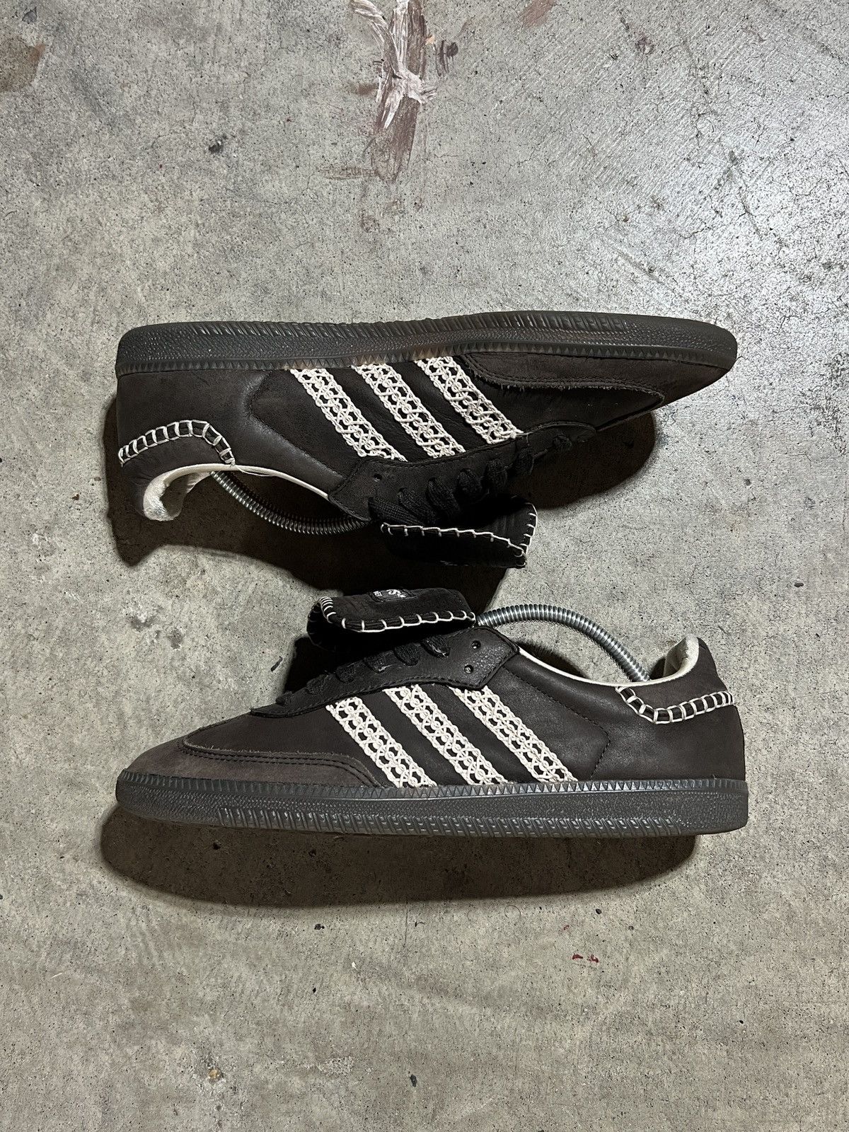 Adidas × Wales Bonner Adidas Wales Bonner Sambas Core Black 2020 Size US 10 / EU 43 - 3 Thumbnail